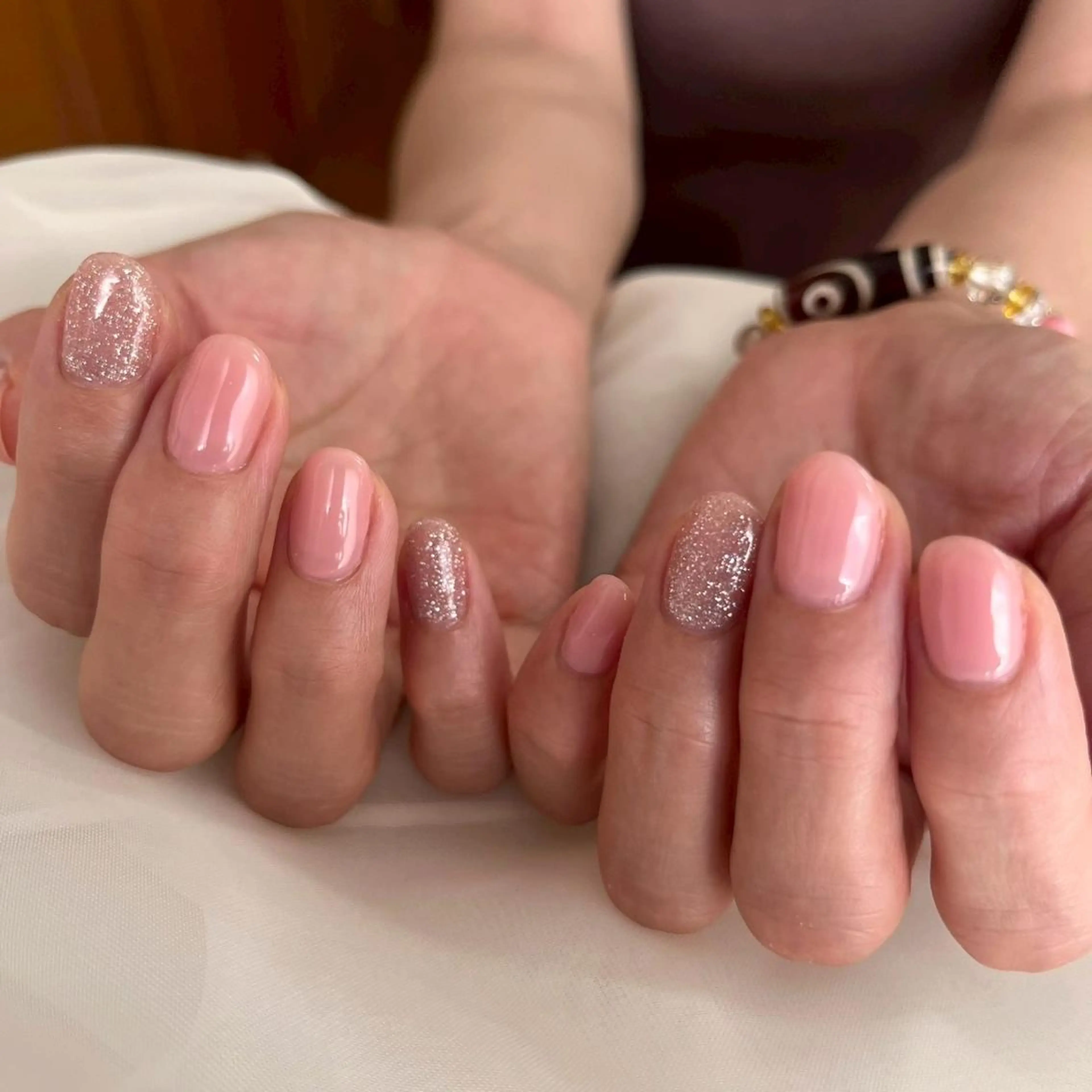 ネイル ハンドネイル みか/持ち込みアート パラジェル/長さだしのネイルデザイン