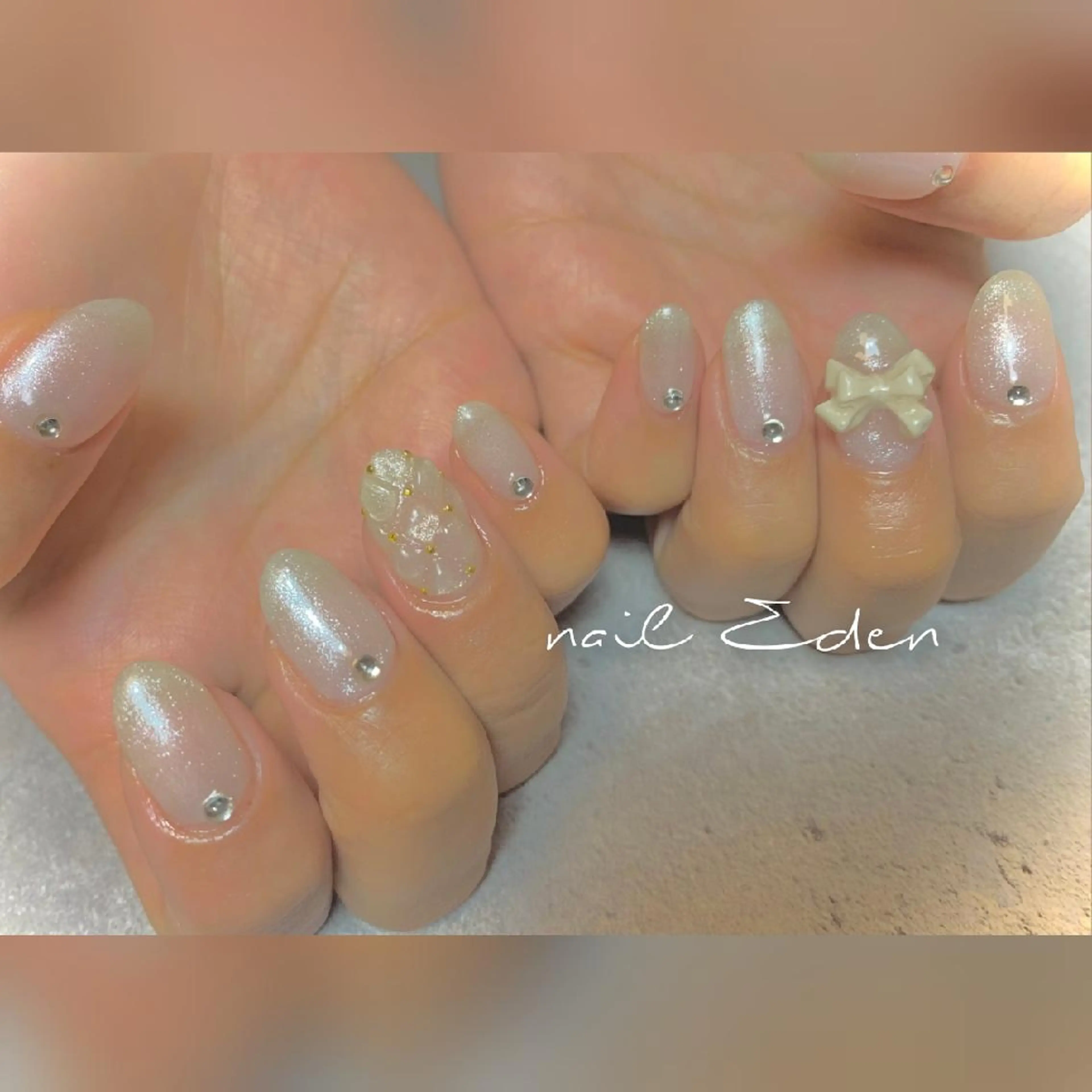ネイル 持ち込み ハンドネイル ハンドケア Eden　private nail saron所属・Eden ♾️のネイルデザイン