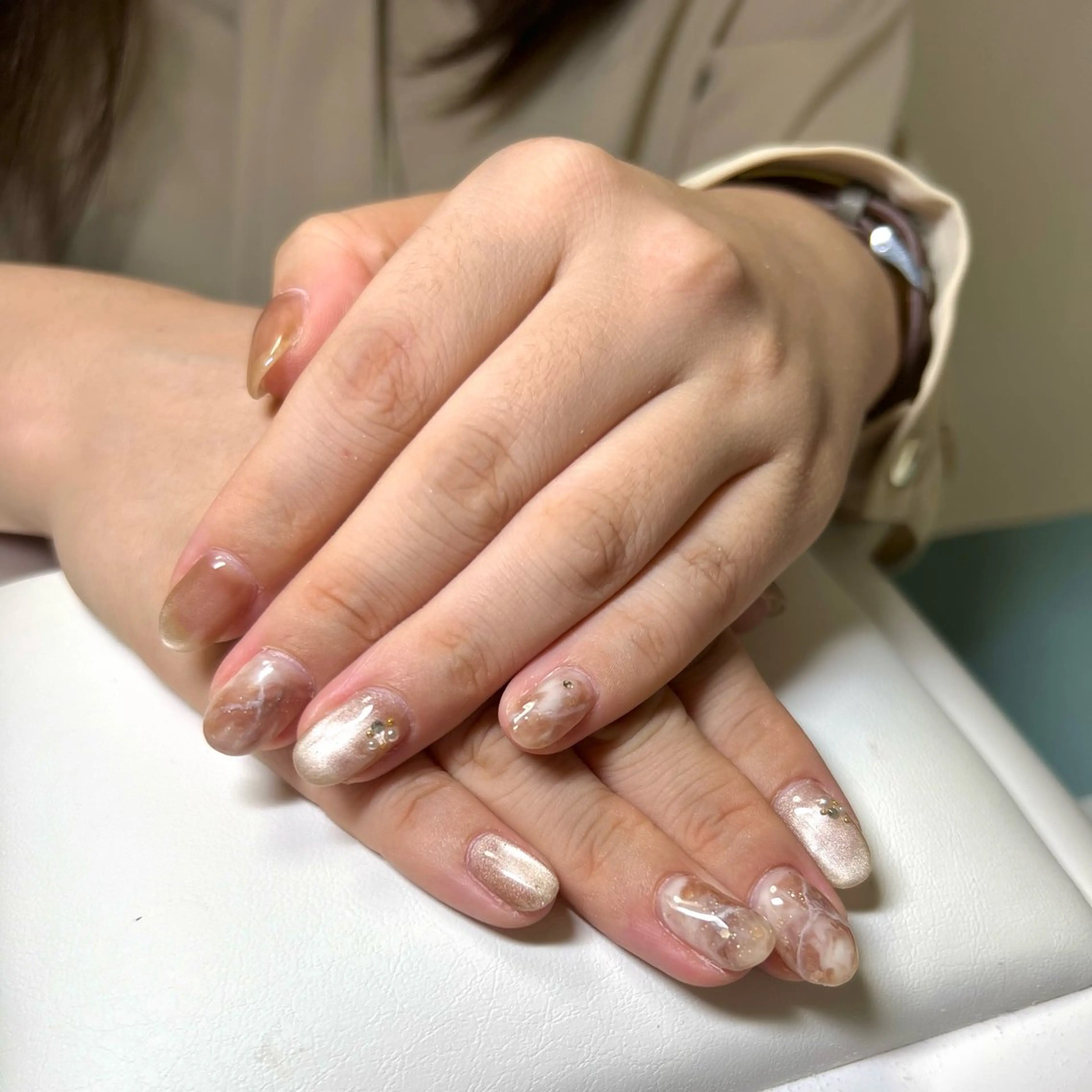 ネイル ハンドネイル やつや ももかのネイルデザイン