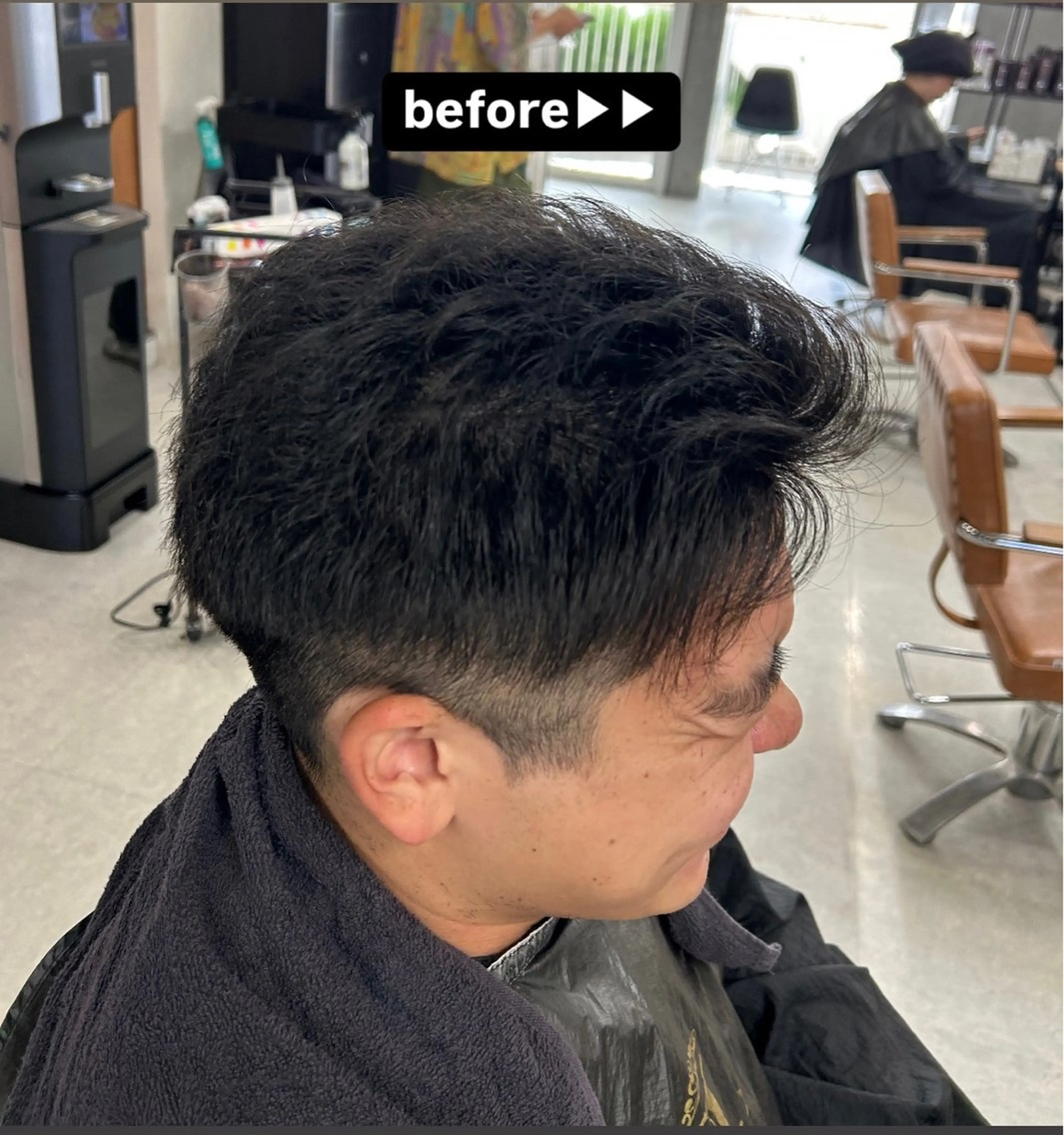 カラー メンズ ヘアカラー トリートメント ヘッドスパ ヘアセット カズキ🌼曲がる縮毛 ／くせ毛パーマのヘアスタイル