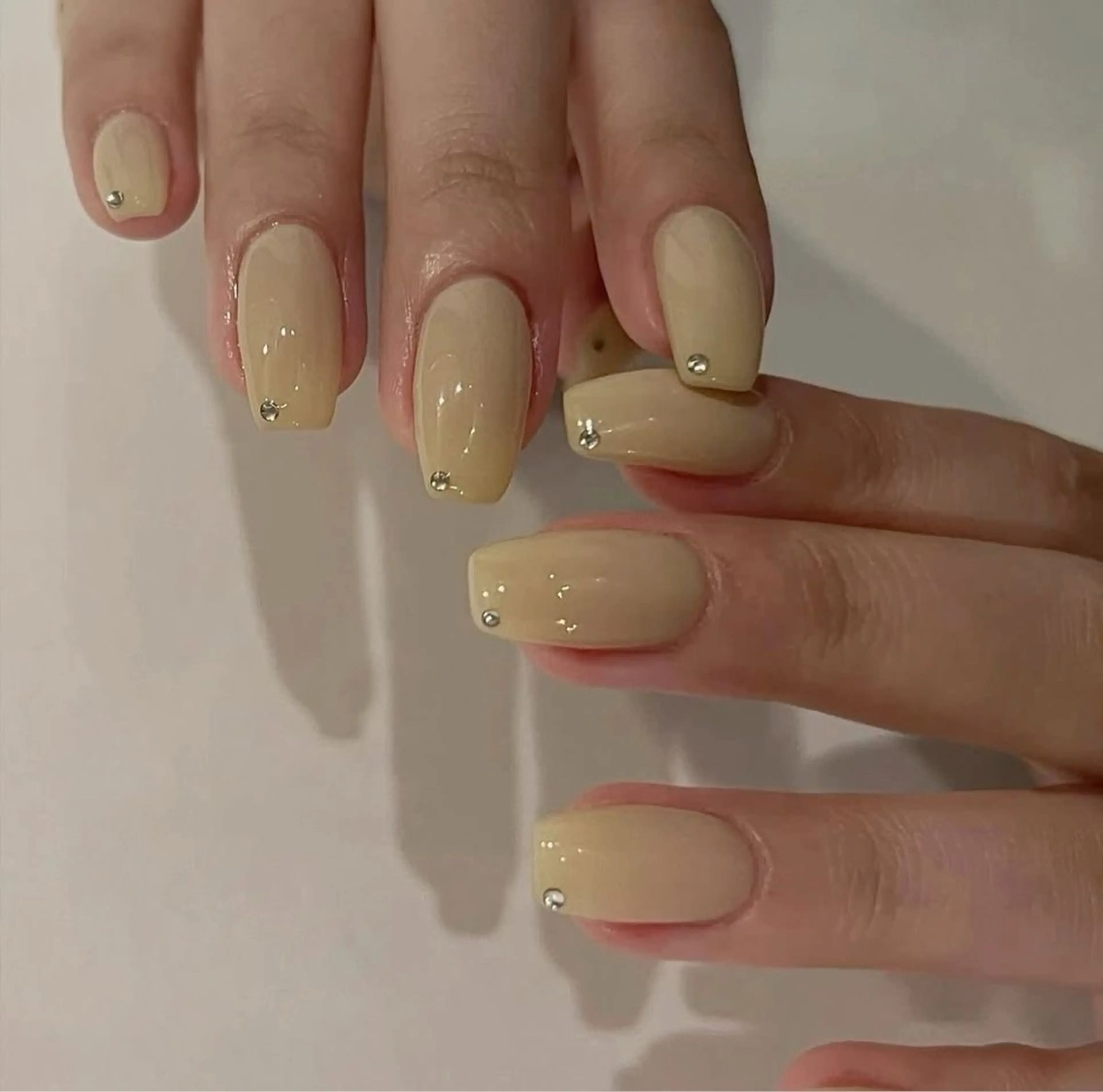 ネイル 韓国ネイル 持ち込み ニュアンスネイル ネイルチップ 冬ネイル RINN ANA.CHUOのネイルデザイン