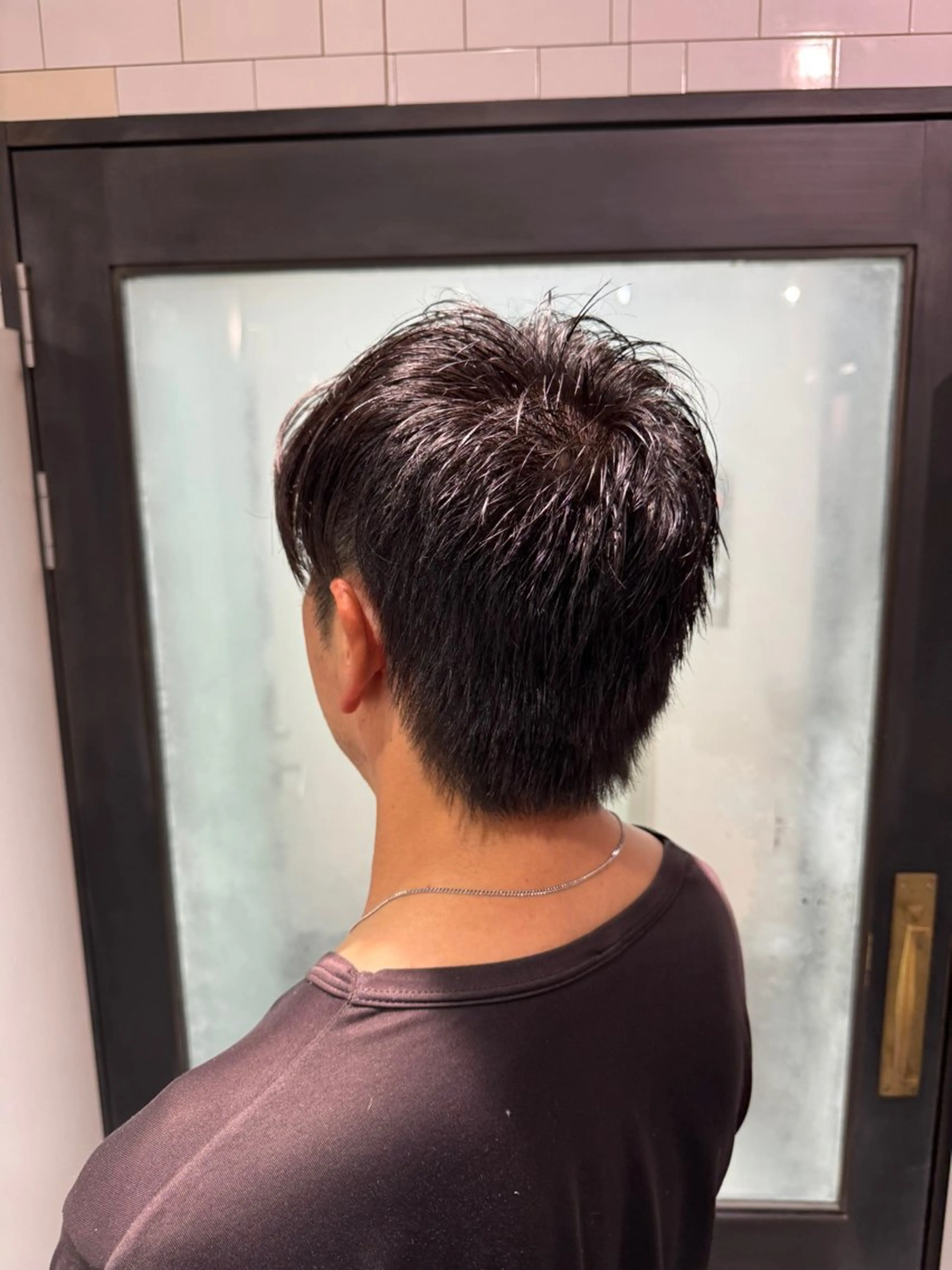 ショート メンズ 田村講幸 ALBUMアカデミーのヘアスタイル