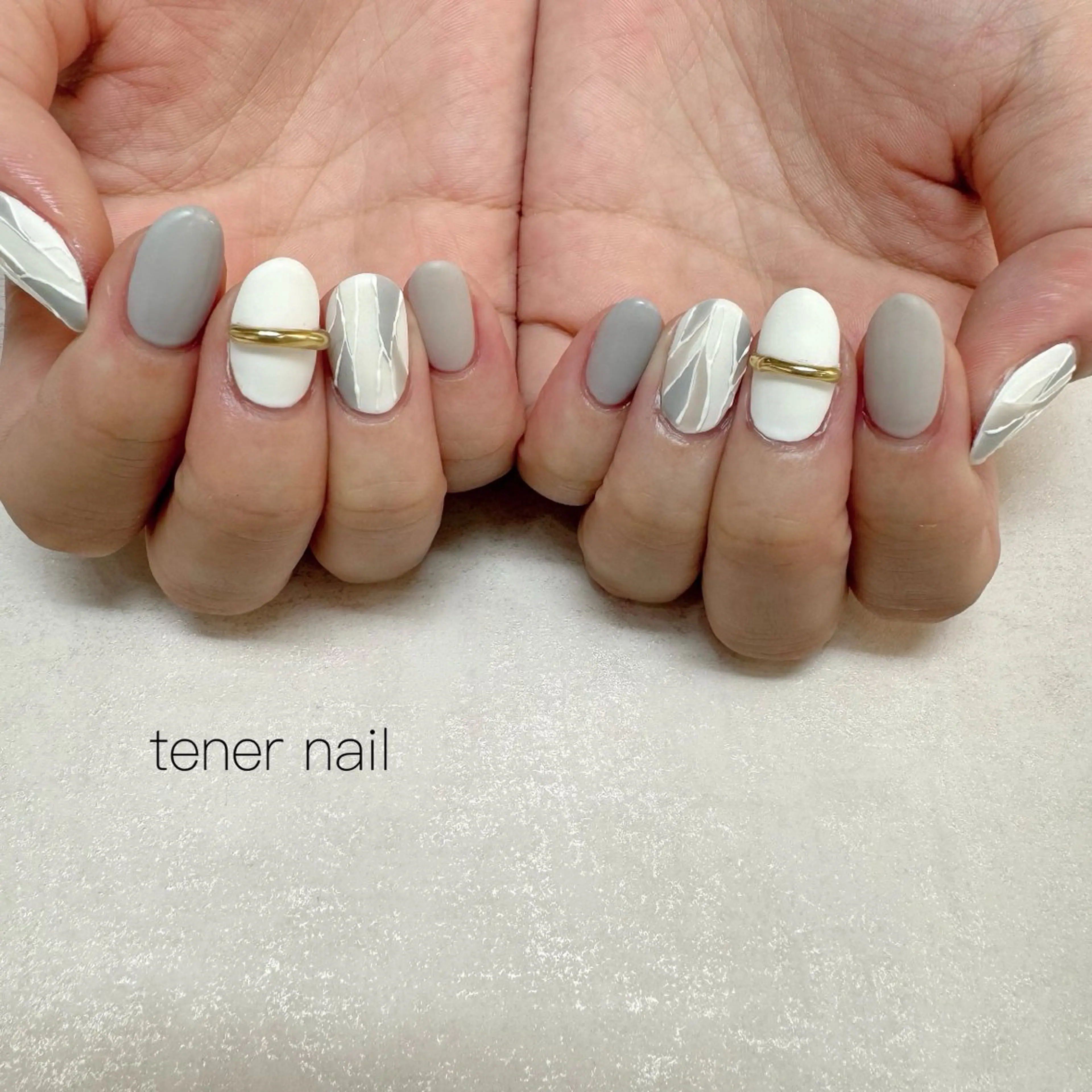 ネイル マットネイル ハンドネイル tener  nail  テネルネイル所属・テネルネイル tener nailのネイルデザイン