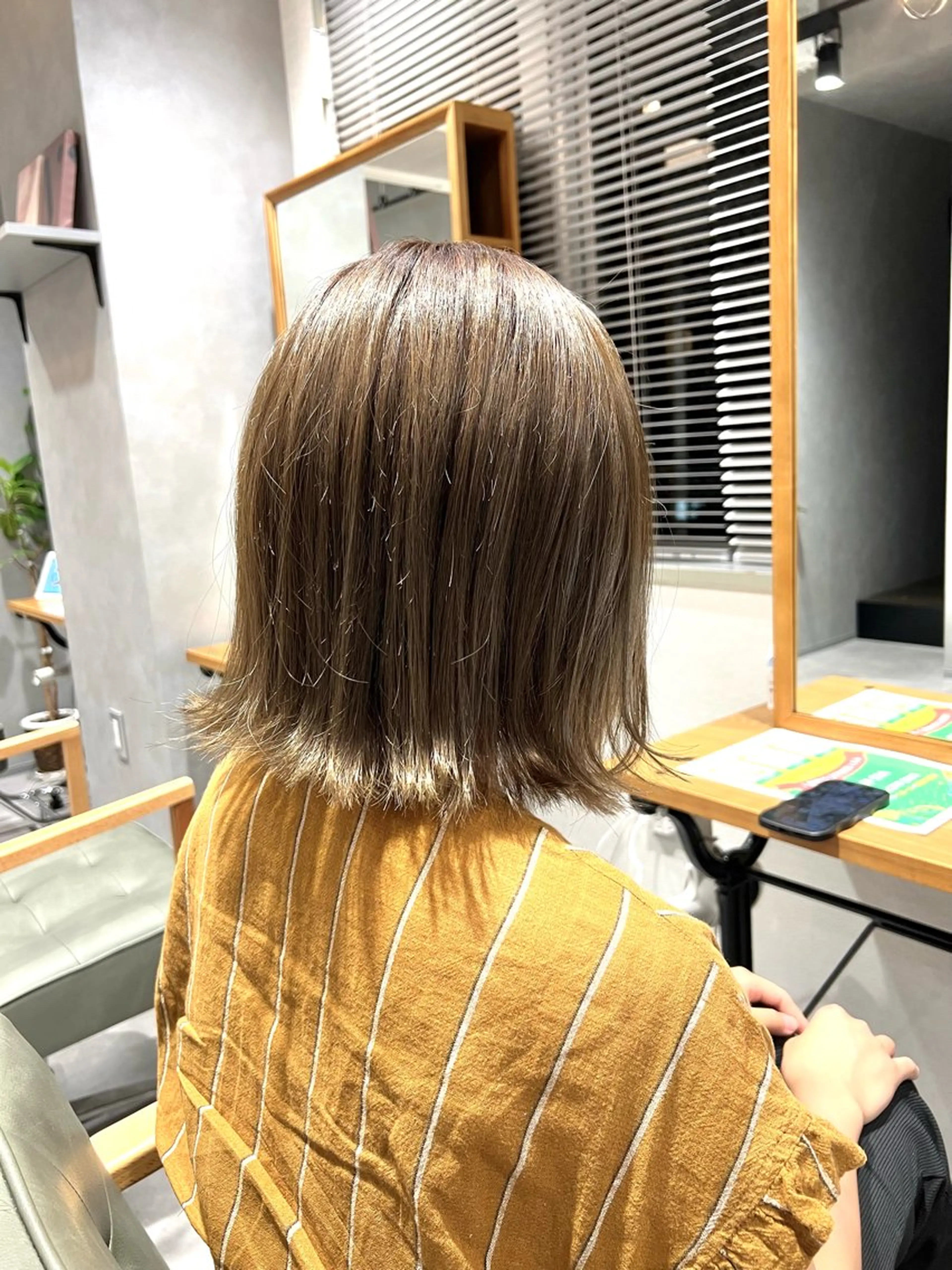 ミディアム 清水 義久のヘアスタイル