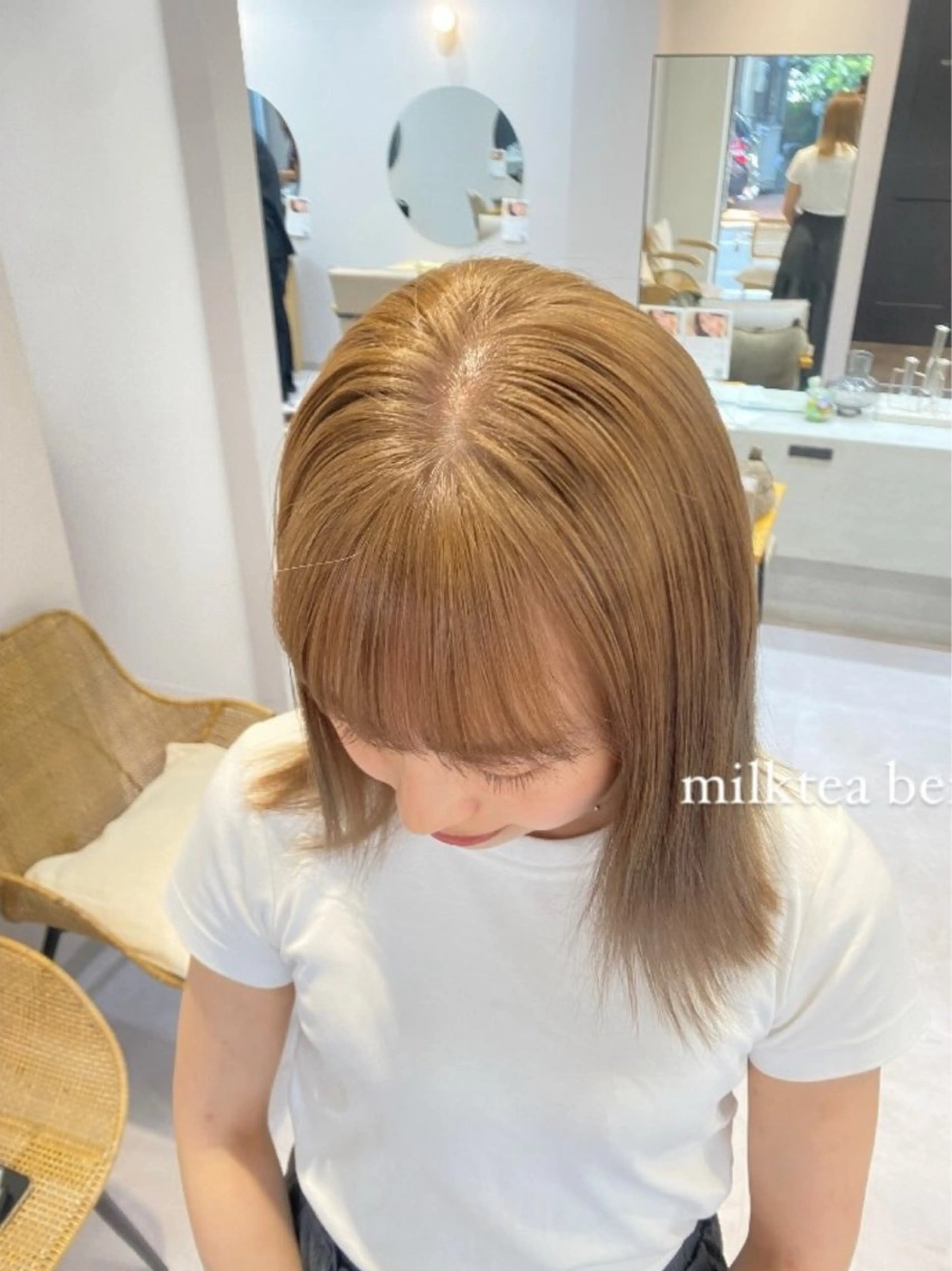 ミディアム 立川🤍韓国ヘア/ レイヤー🇰🇷🖤のヘアスタイル