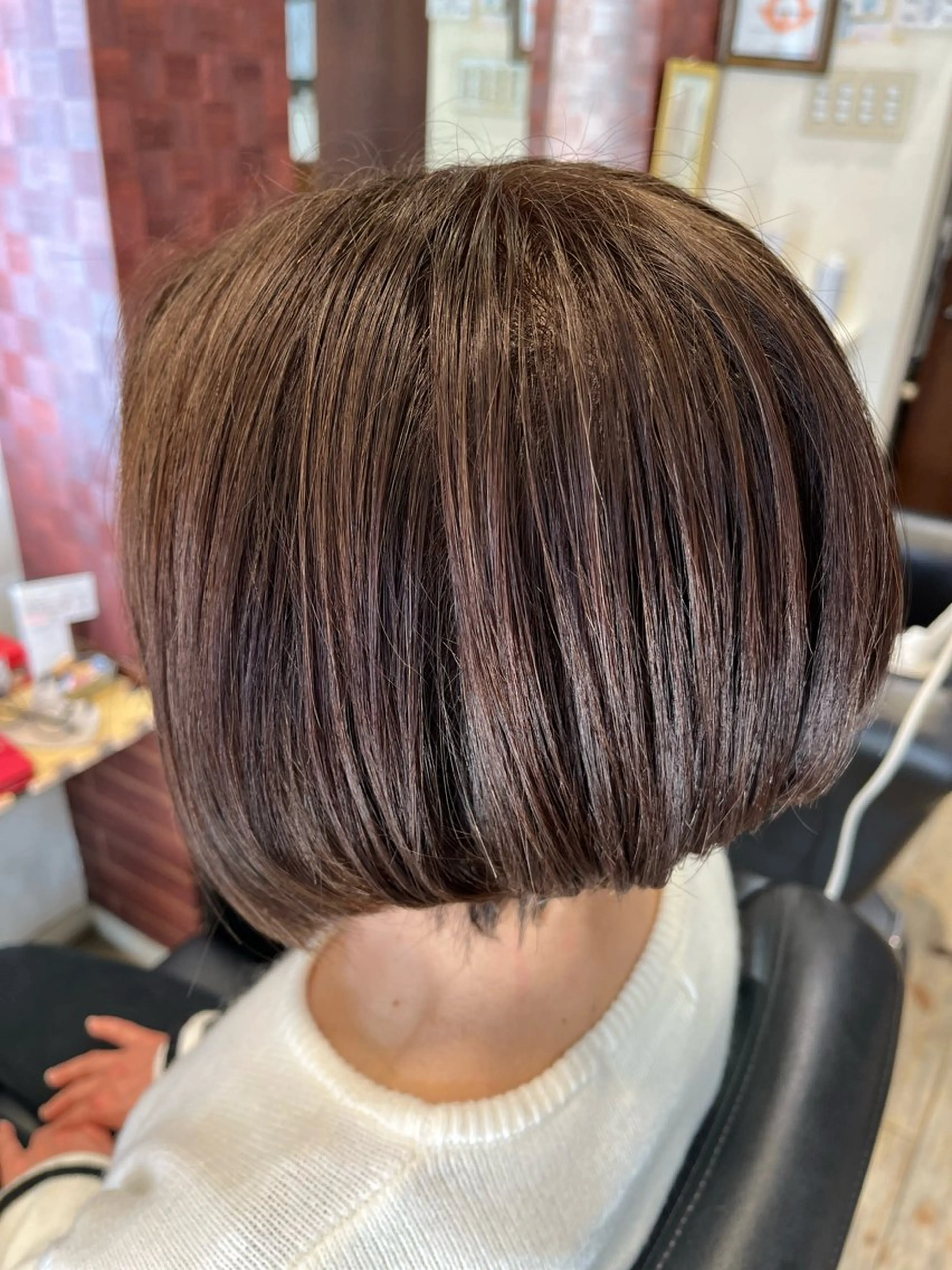 ショート カラー ブルーカラー ボブ エル美容室所属・織田 英之のヘアスタイル