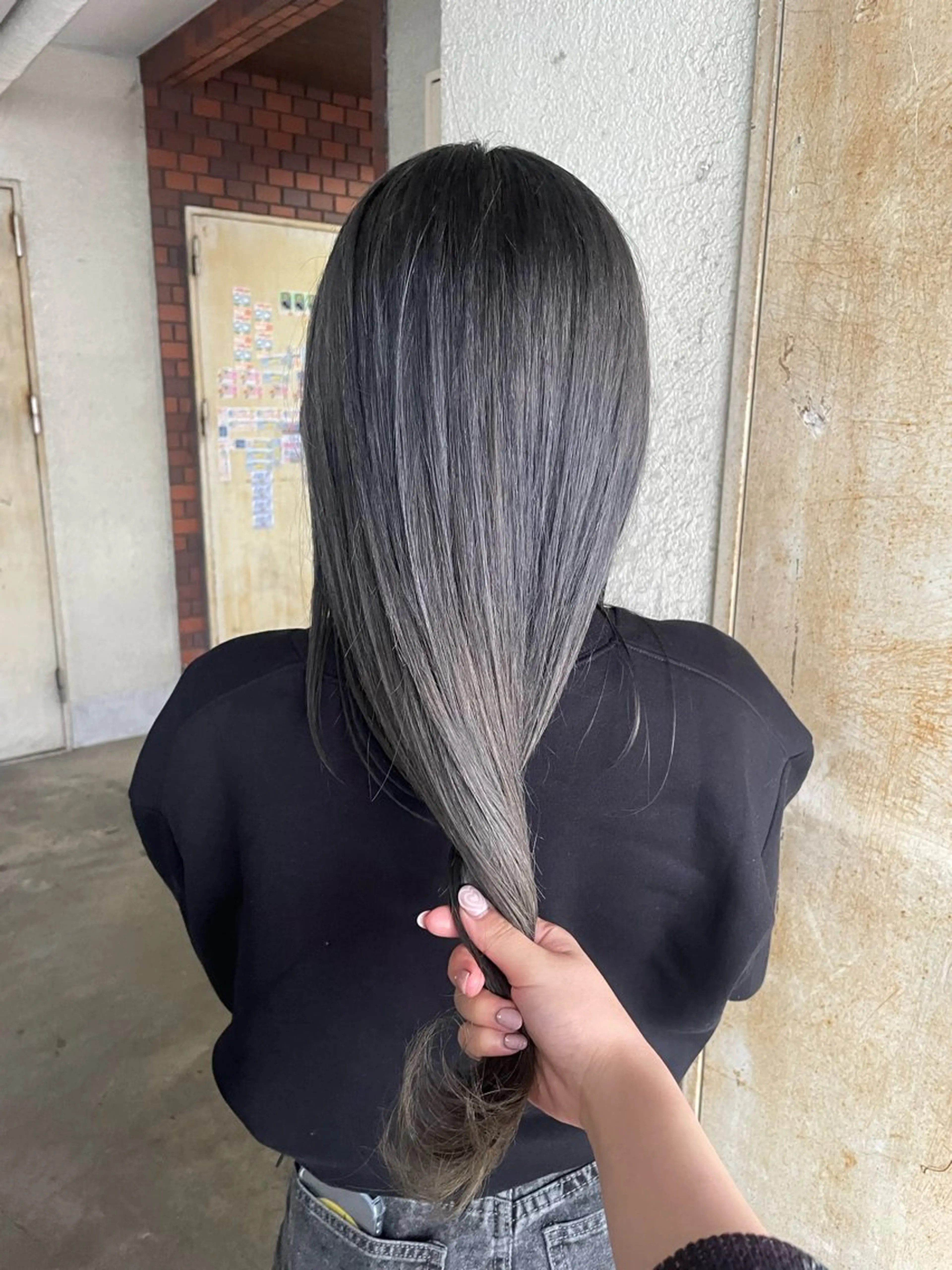 ロング FLOPNIK所属・クニマツ クレアのヘアスタイル