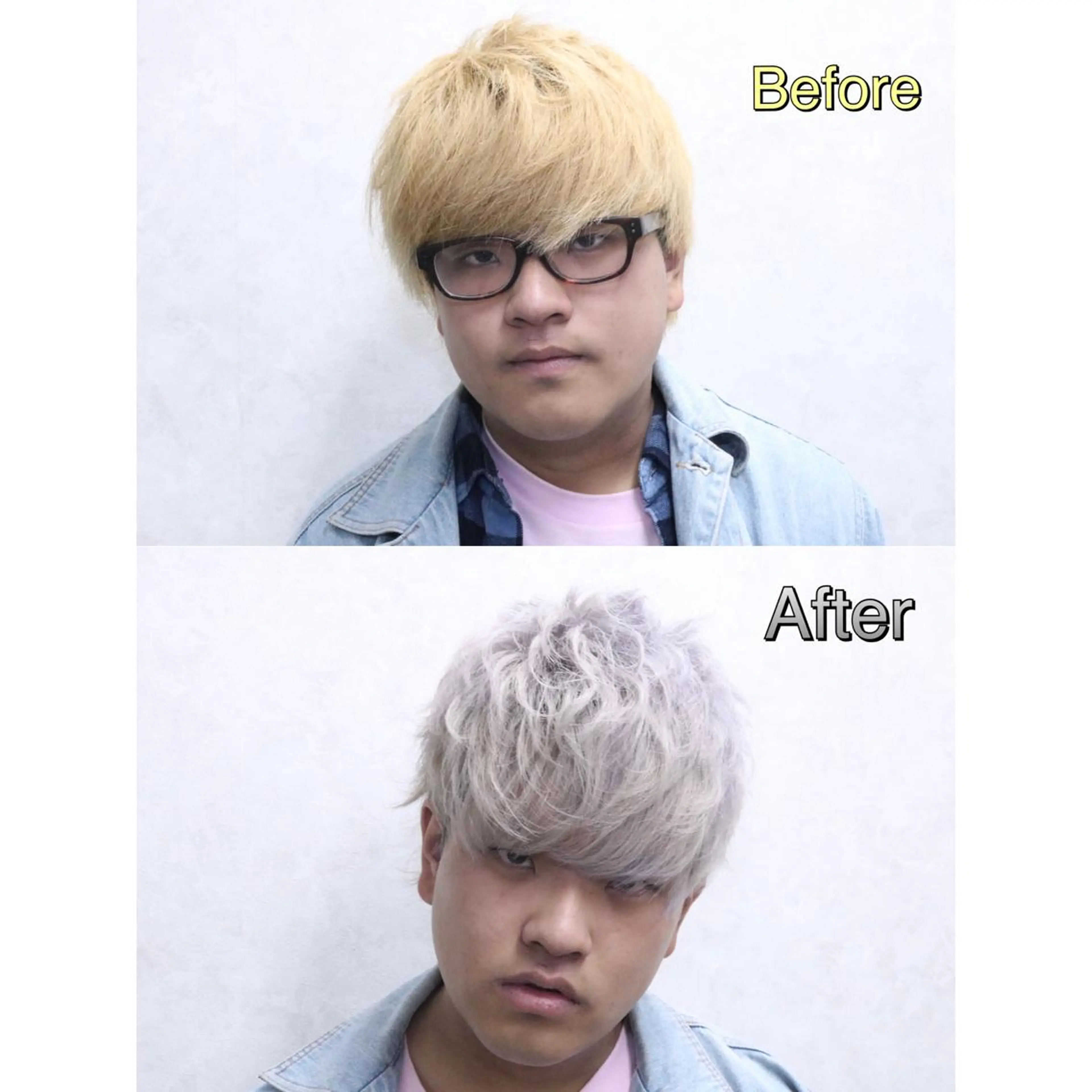 ショート カラー メンズ メンズブリーチ メンズウルフカット ブリーチ シルバー ウルフカット hair salon 未来-mirai所属・【男性専門】岩崎凌 ✂︎楽しい時間を！のヘアスタイル