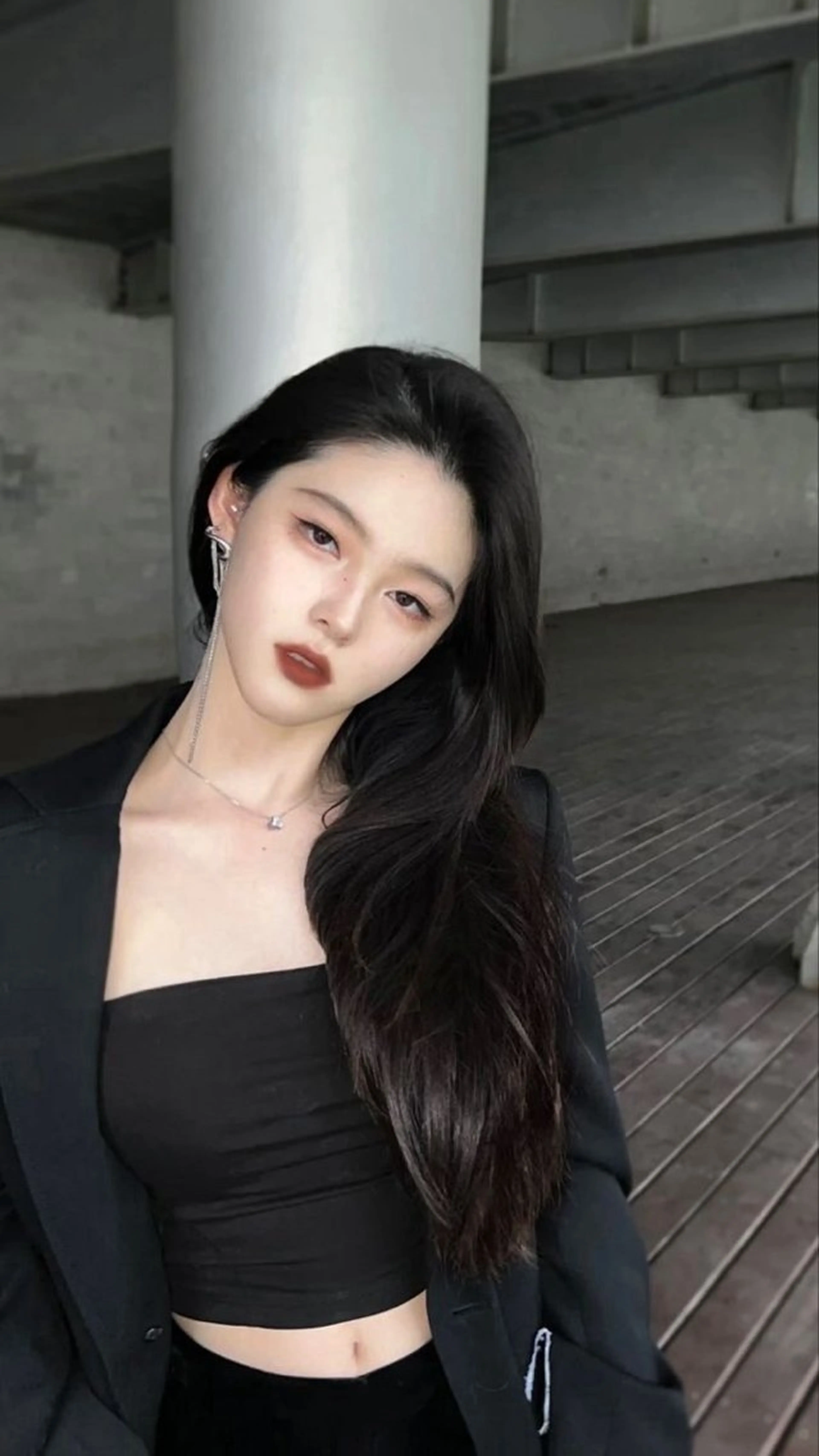 ロング 韓国風ヘア トリートメント カット ヘアカラー 中韓🇨🇳🇰🇷 🤍TAKAHIROのヘアスタイル