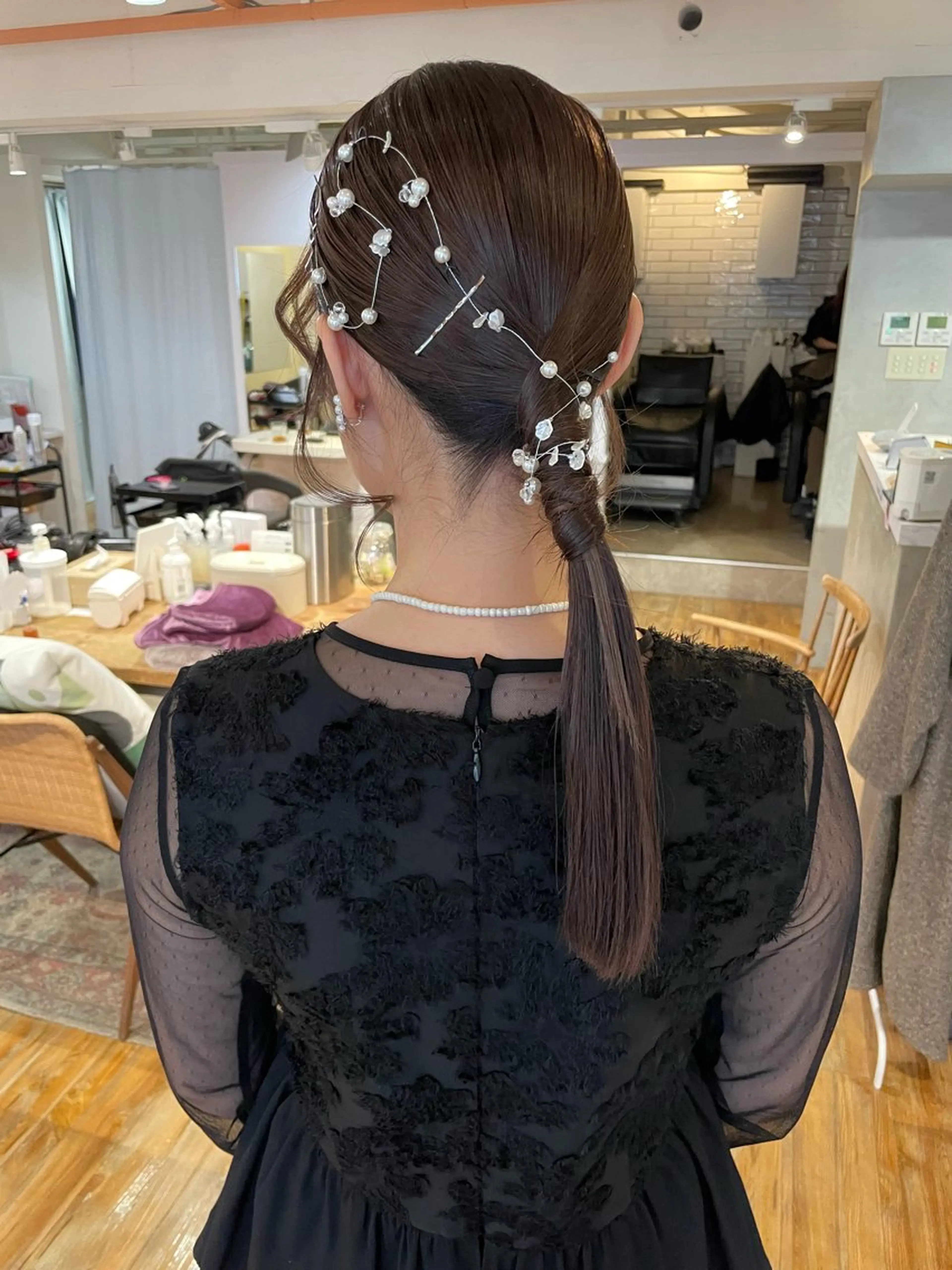 ロング ヘアアレンジ ヘアセット akane .のヘアスタイル