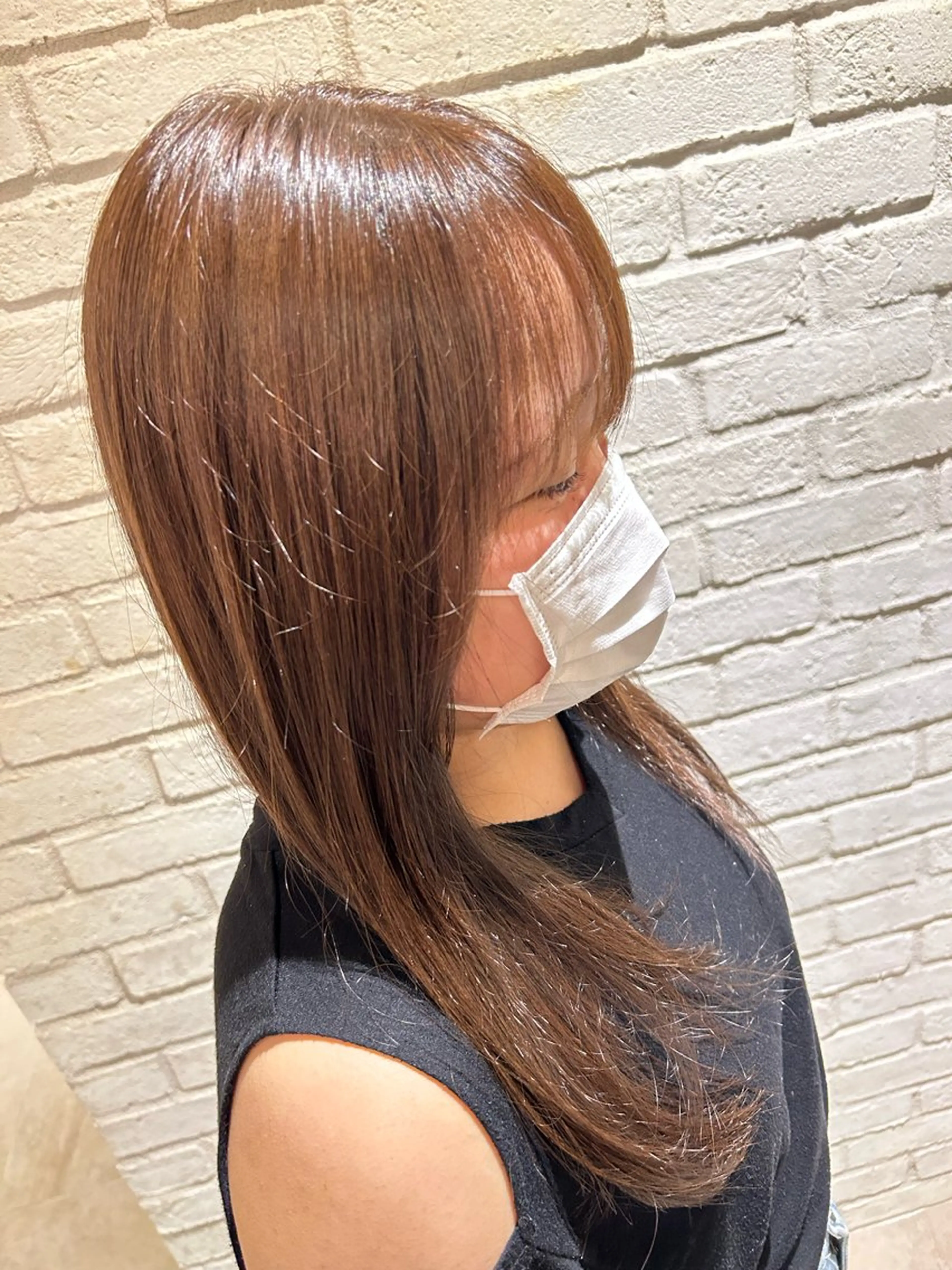 ロング 宇川 湧也のヘアスタイル