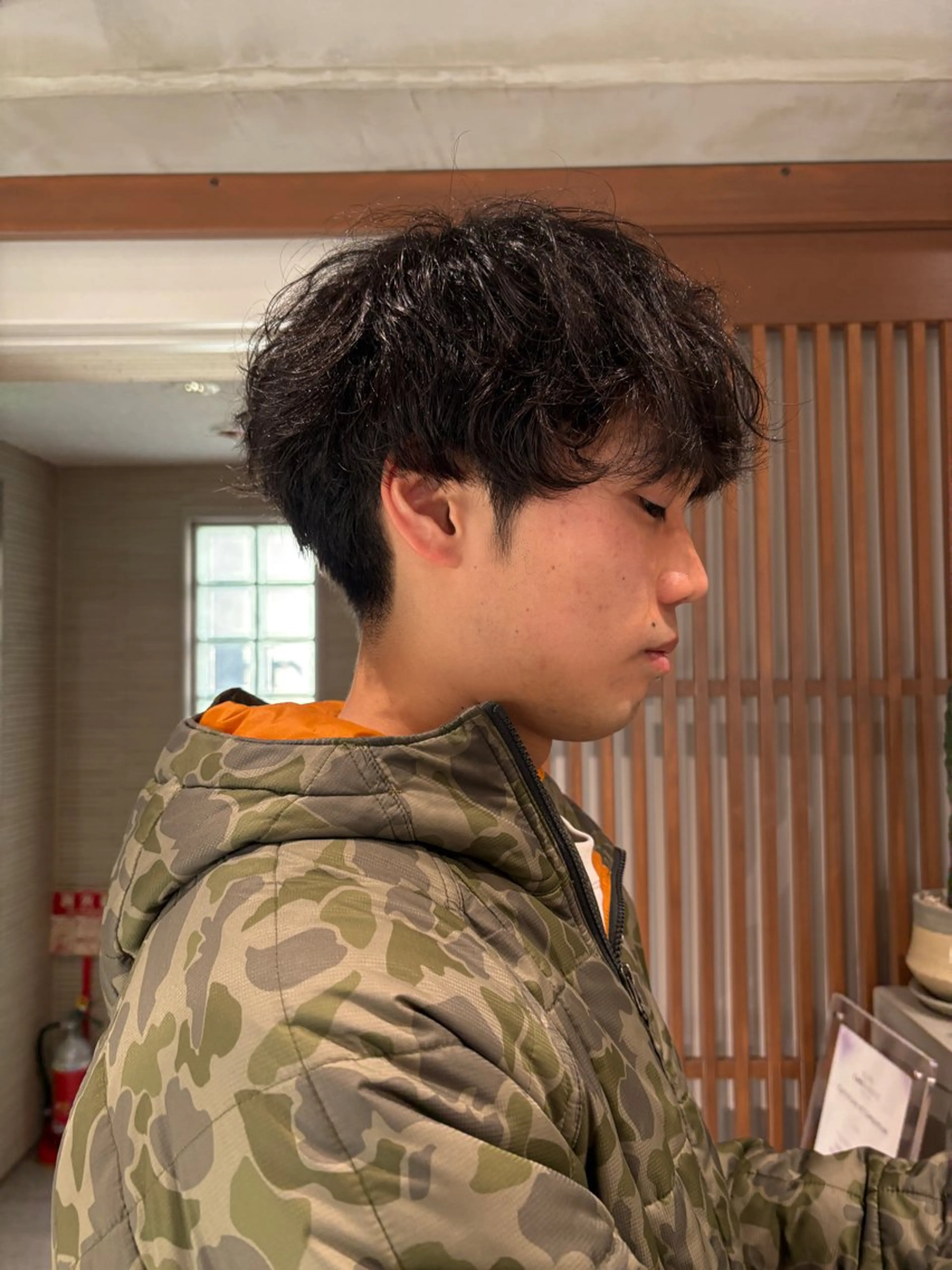 ショート パーマ メンズ 外国人風パーマ/藤沢 湘南/HYOのヘアスタイル