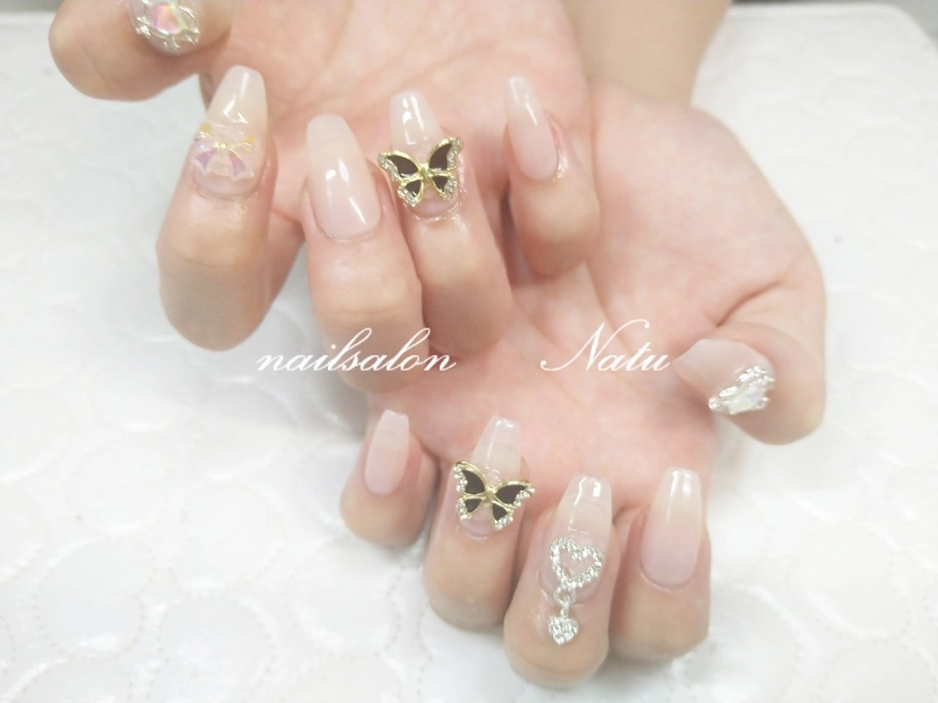 ネイル 長さ出し nailsalon　 Natuのネイルデザイン