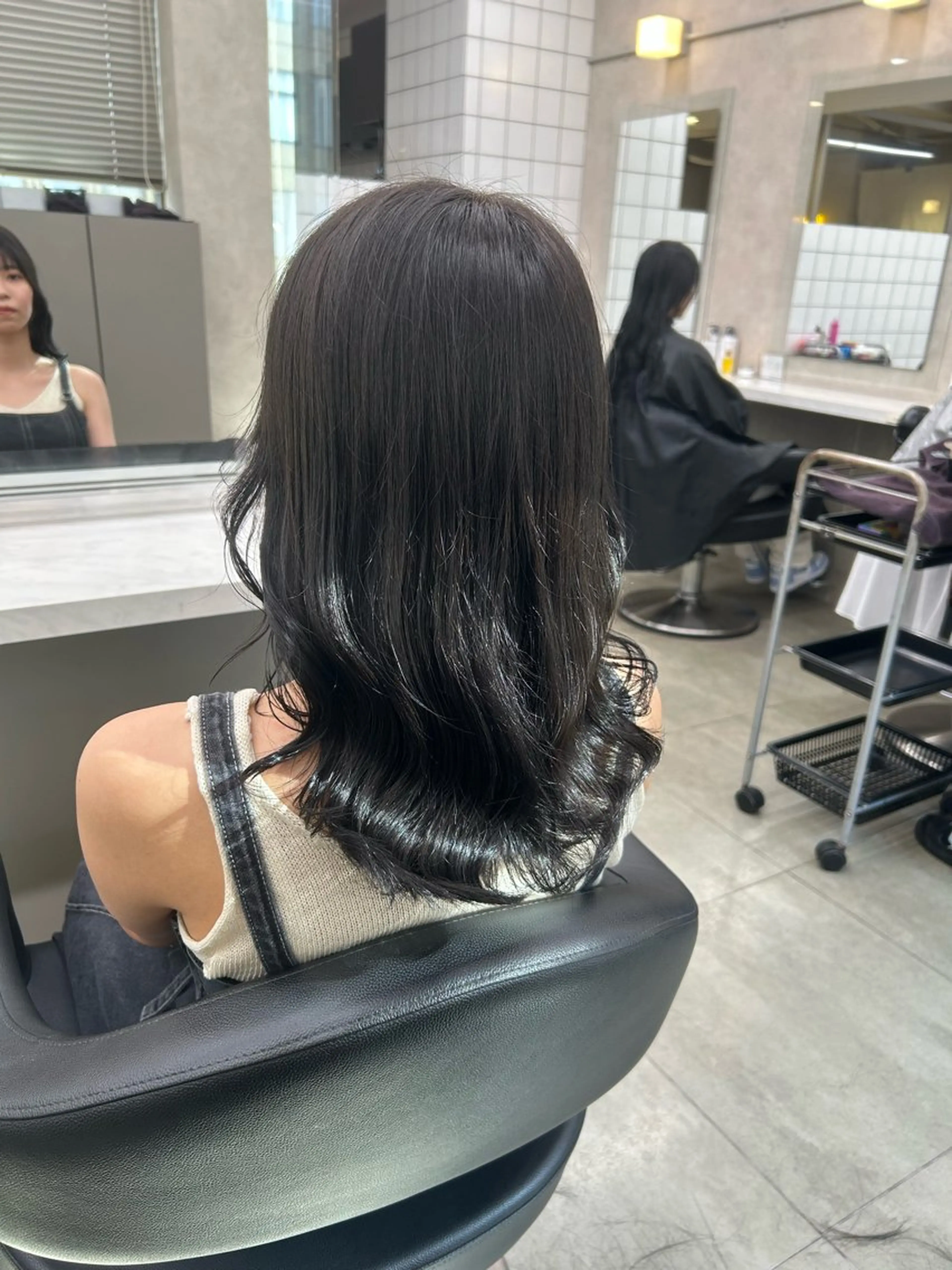 ミディアム カラー パーマ ヘアアレンジ メンズ 🦋透明感グレージュ /韓国レイヤー🦋のヘアスタイル