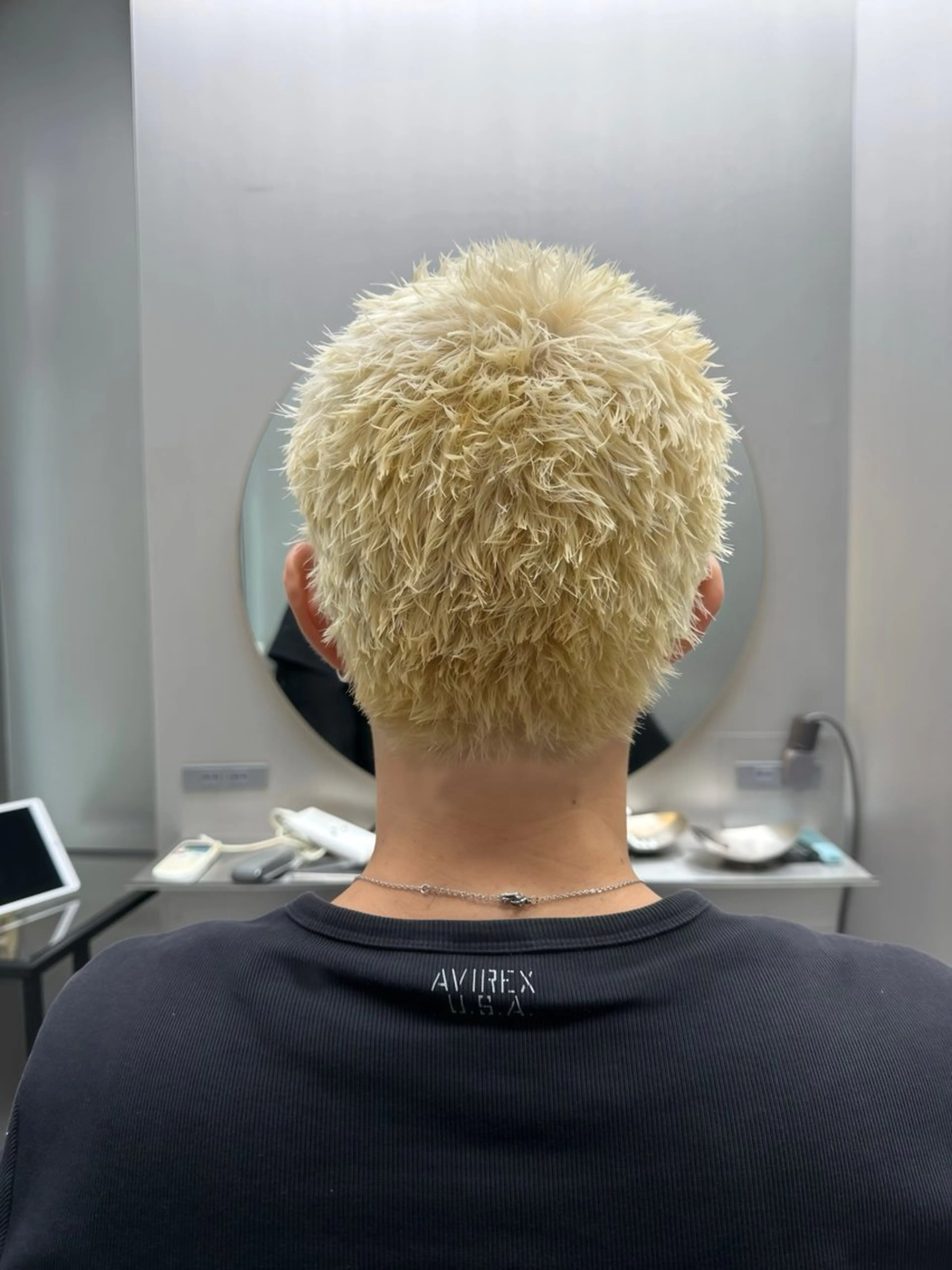 ショート カラー パーマ メンズ カット ヘアカラー パーマ 💈メンズ/パーマ 💈中目黒/谷のヘアスタイル