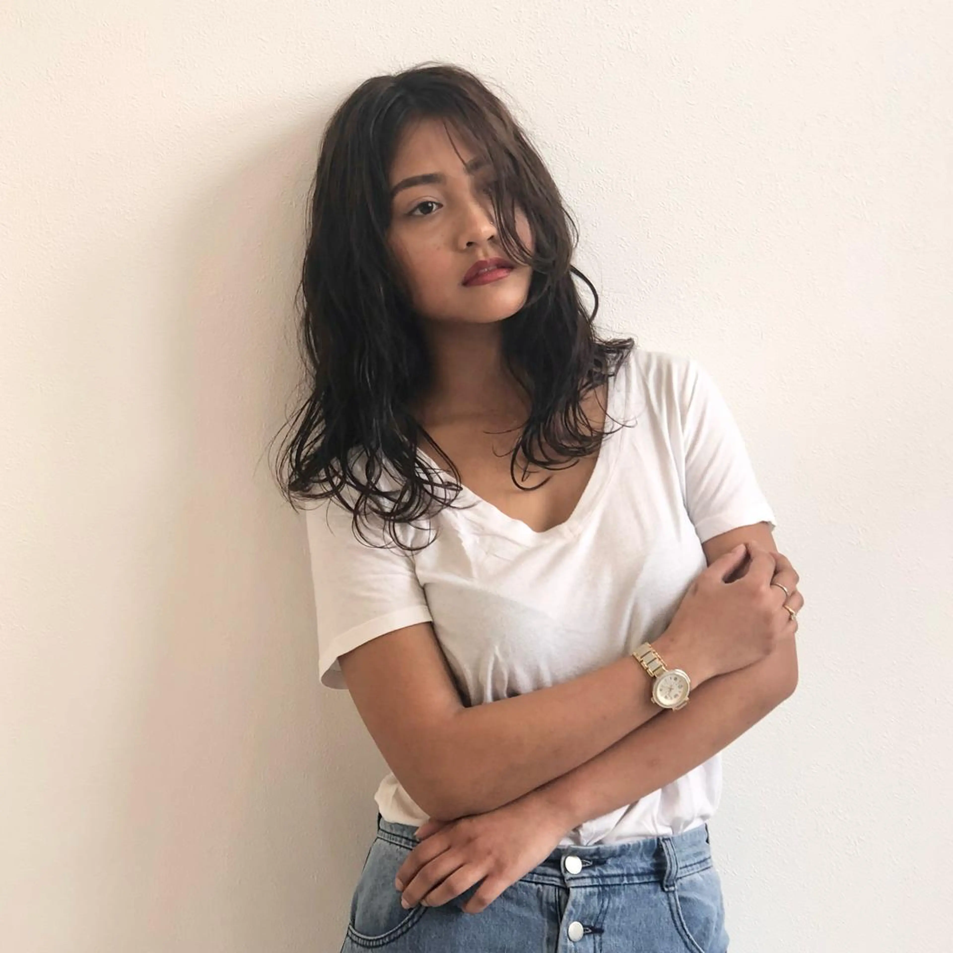 セミロング 韓国🇰🇷ボブ✂︎ レイヤー✂︎三吉明人のヘアスタイル