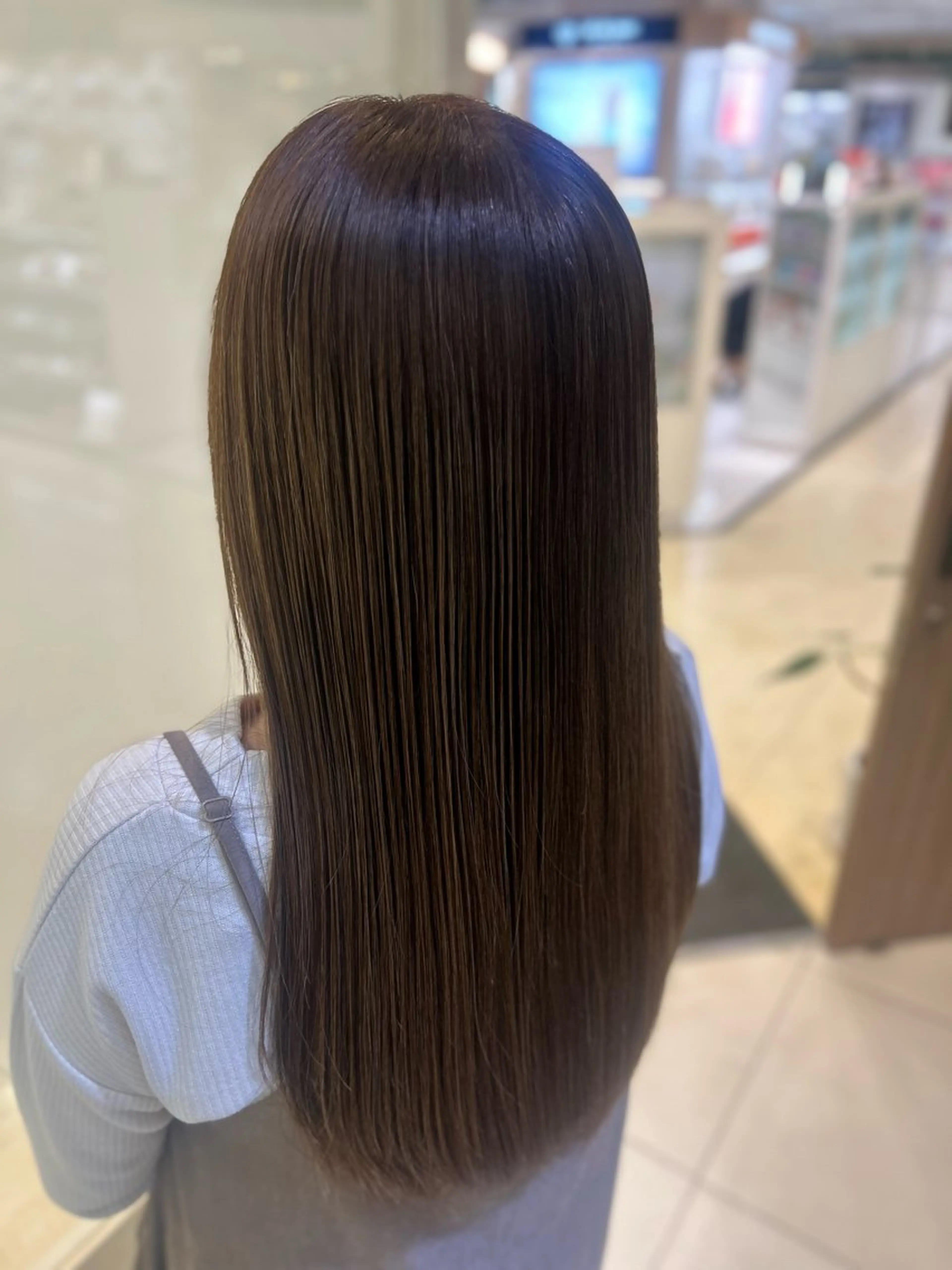 ロング カラー 髪質改善/縮毛矯正 ササキナツミのヘアスタイル