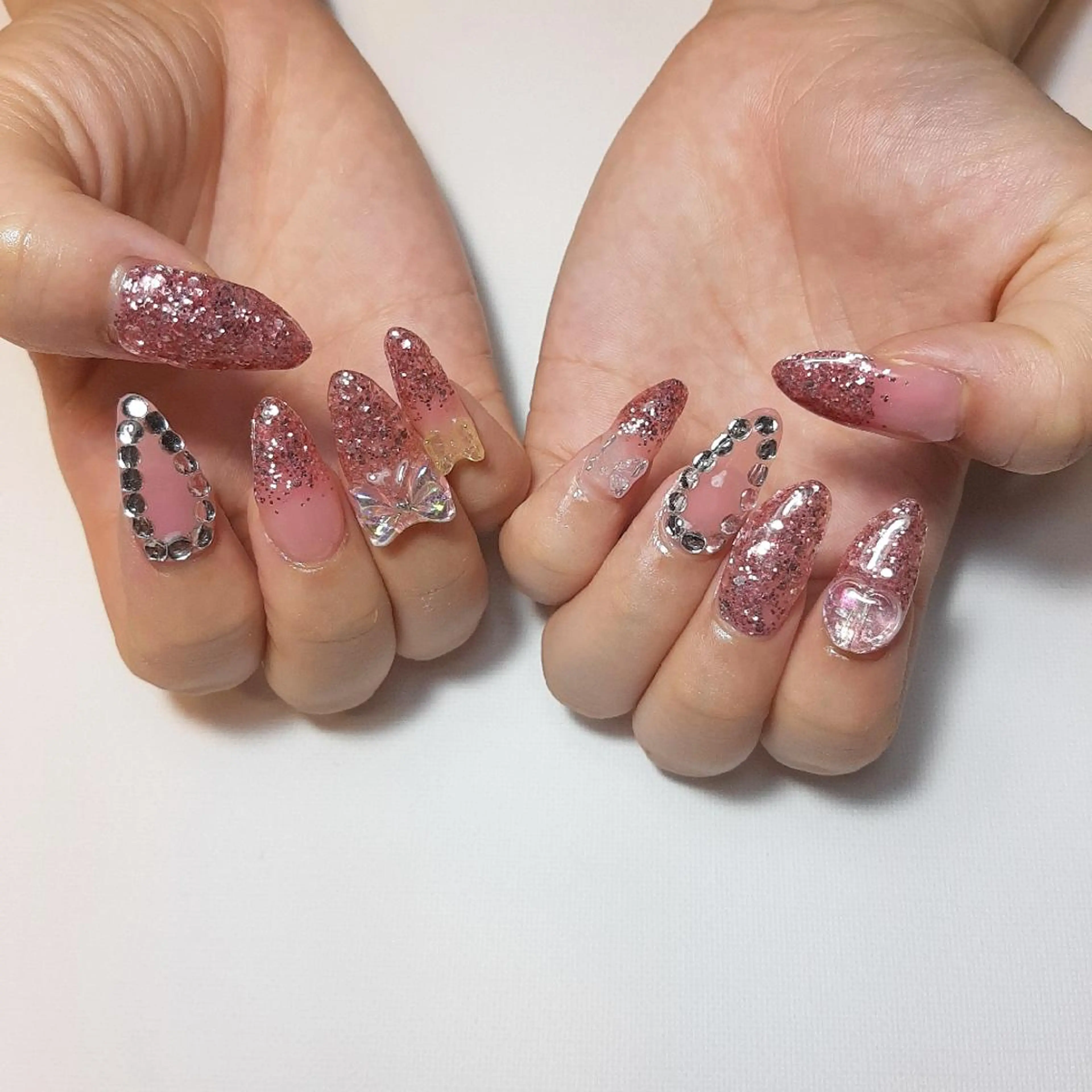 ネイル キラキラネイル ラメ(グリッター) owlnail /持込みデザイン専門のネイルデザイン