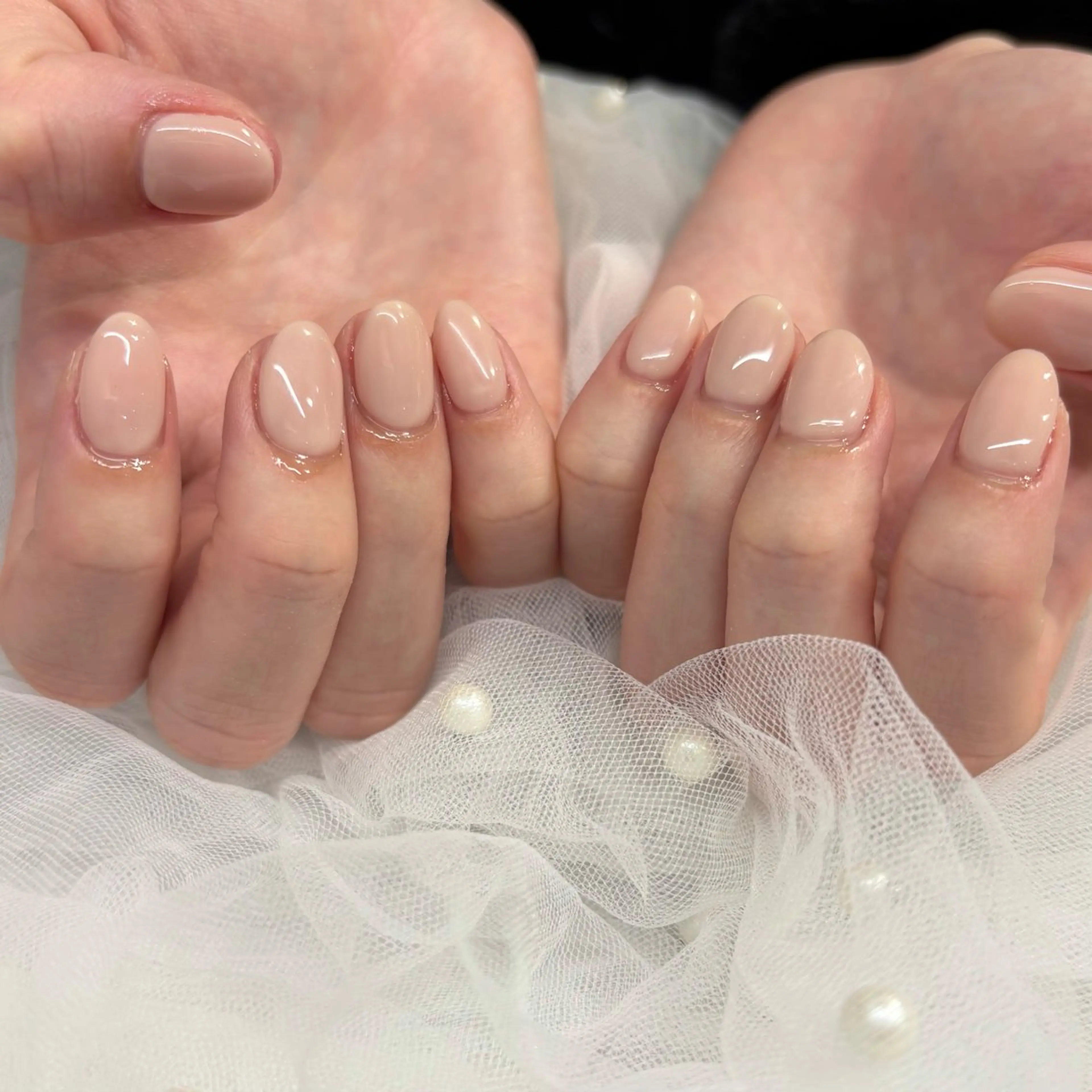 ネイル ワンカラーネイル ハンドネイル 荒巻 めいのネイルデザイン