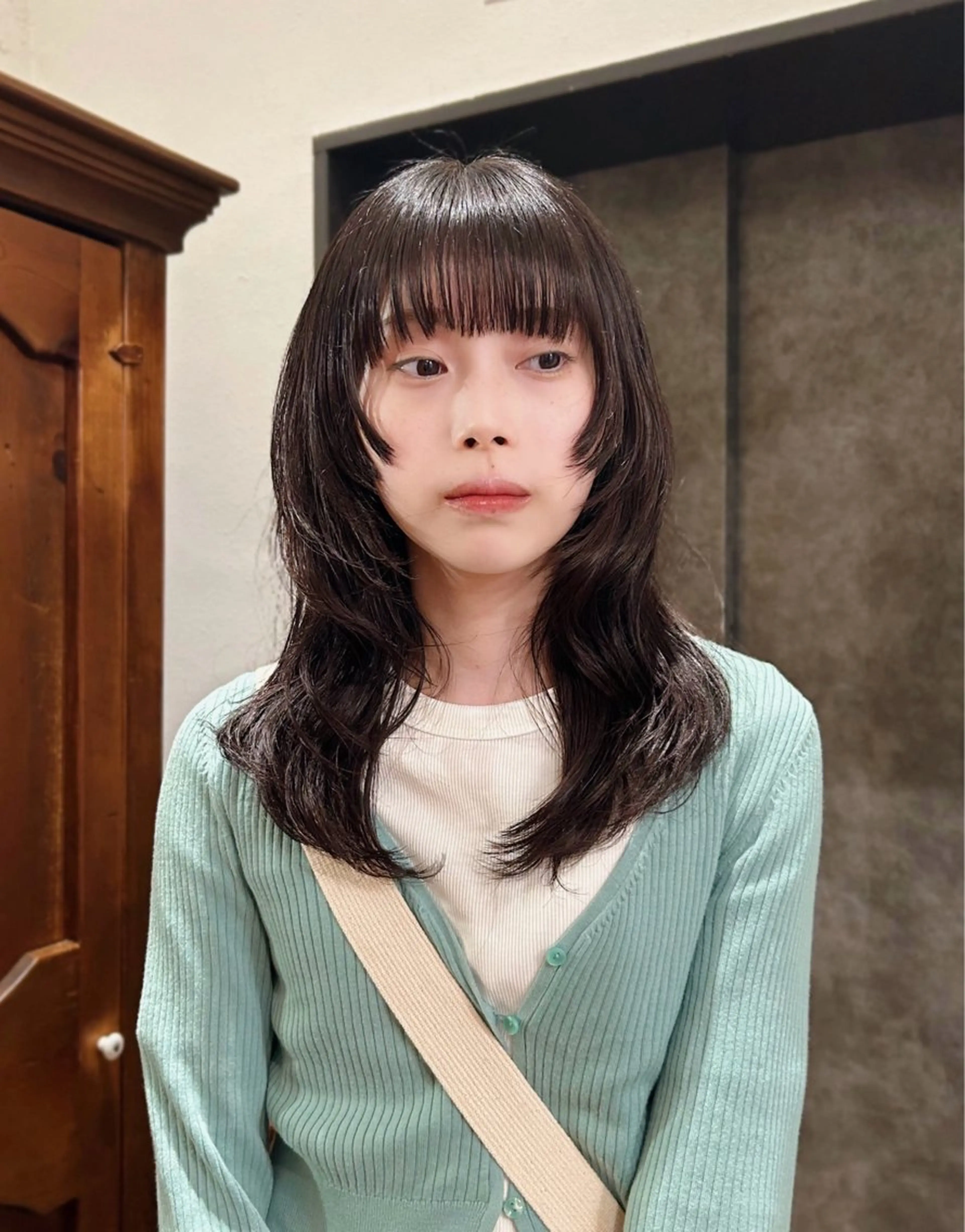 ミディアム キッズ ウルフカット カット ヘアカラー tete nico所属・似合わせ/ヘアカラー nanami🌸のヘアスタイル