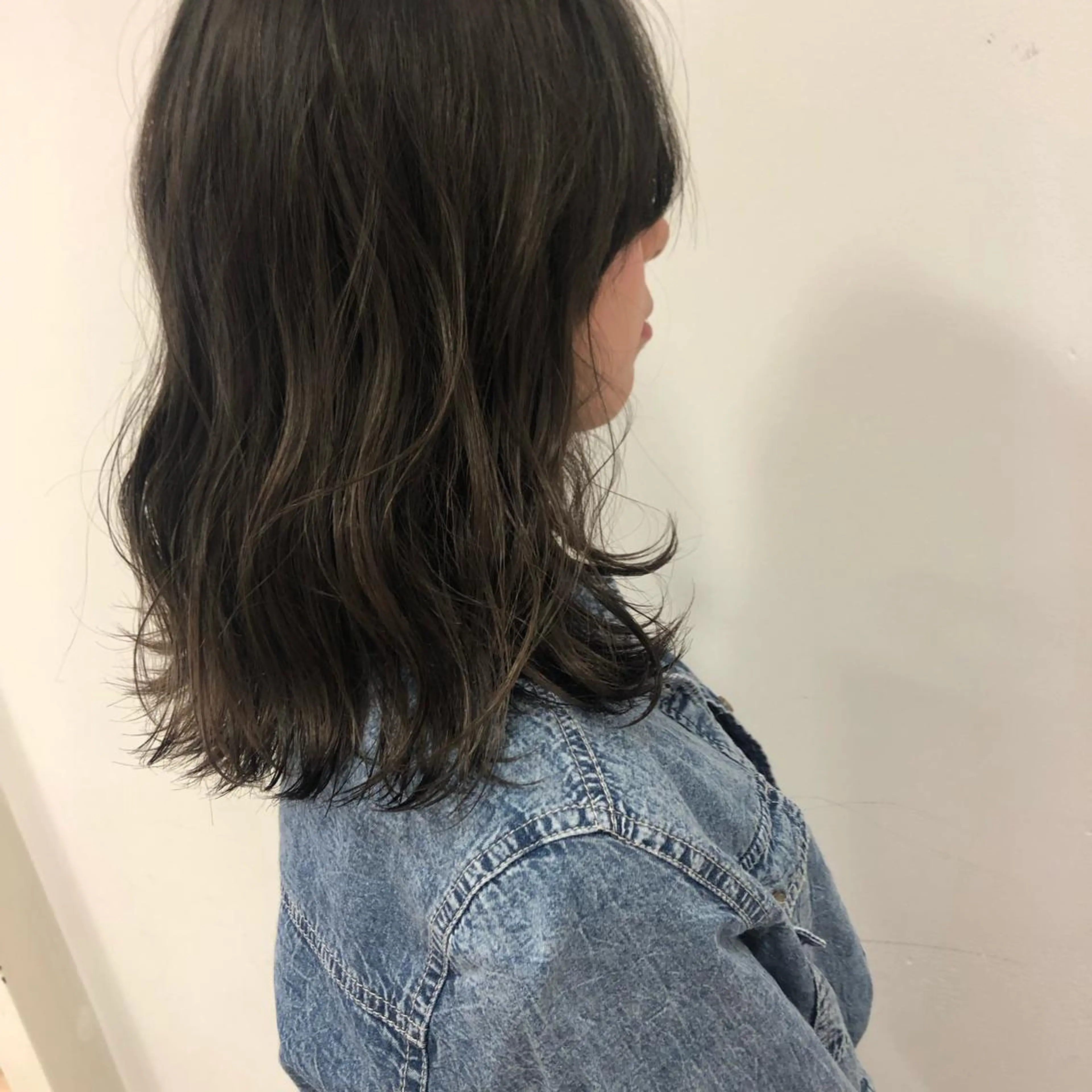 ミディアム GLROW haruhiのヘアスタイル