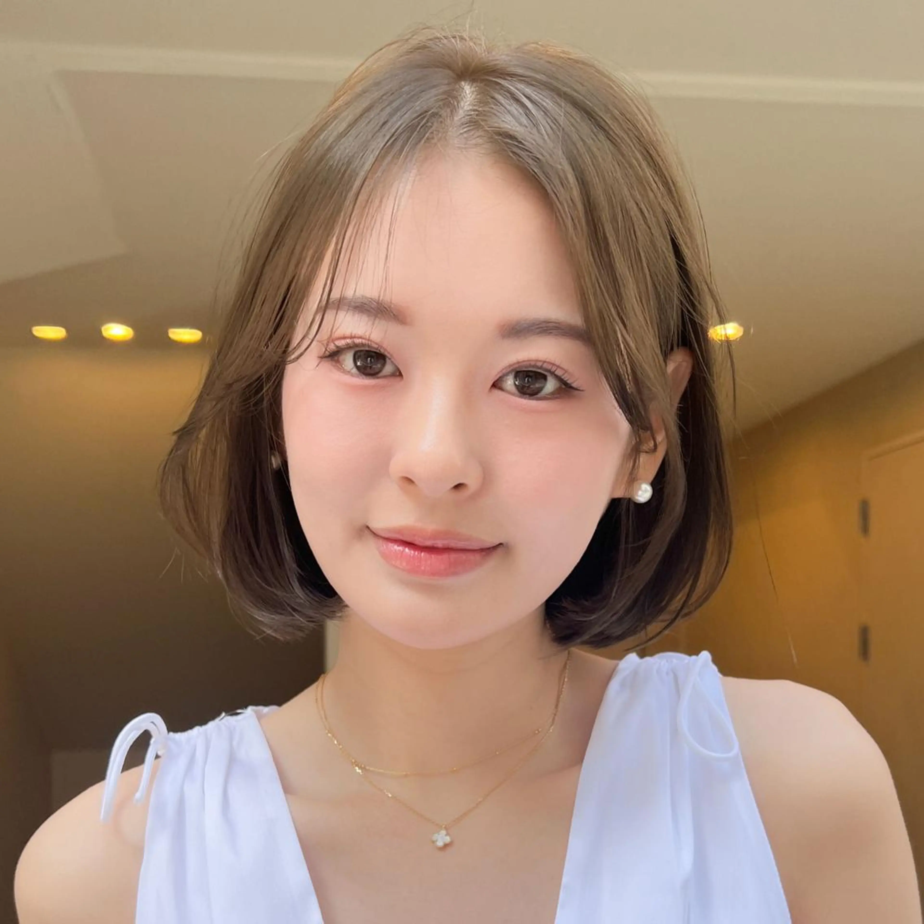 ショート カラー 切りっぱなしボブ ショートボブ ボブレイヤー ボブ レイヤーカット カット ヘアカラー ボブレイヤー特化型 お悩み解決サロン☀️のヘアスタイル