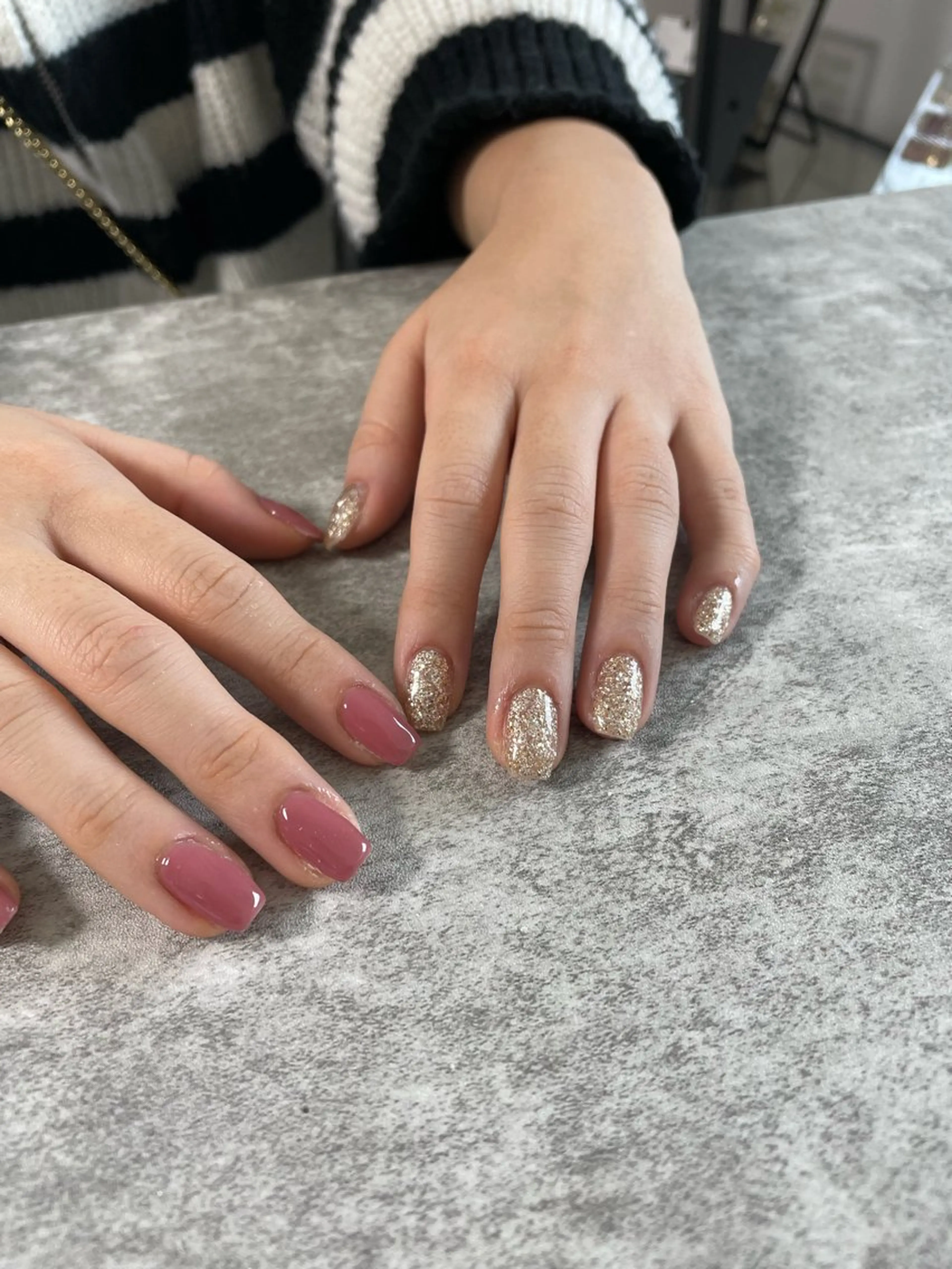 ネイル ピンク 27salon yuinaのネイルデザイン