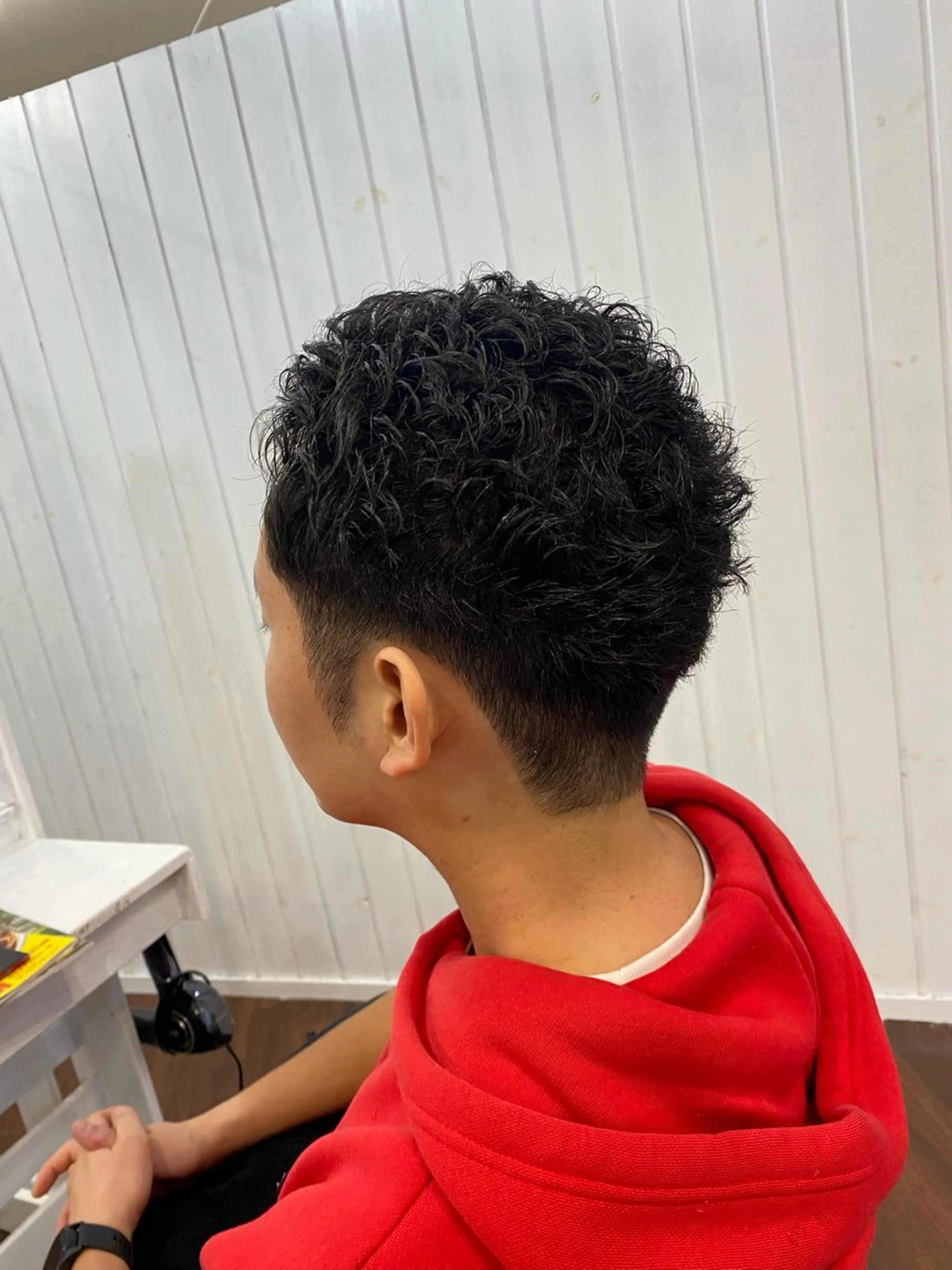 ショート メンズ くせ毛 ショートヘア 藤井 拓也のヘアスタイル