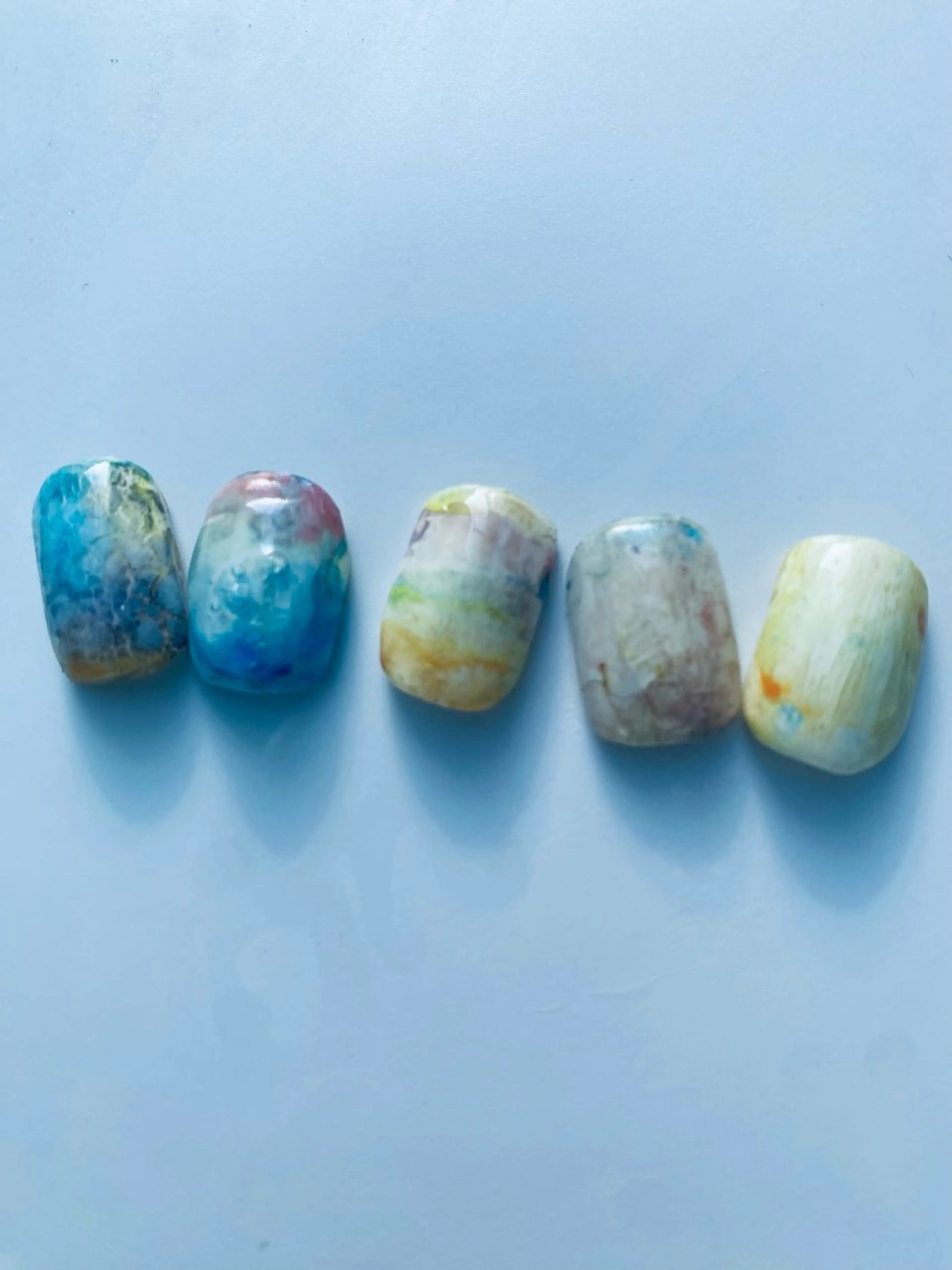 水彩ネイルの写真