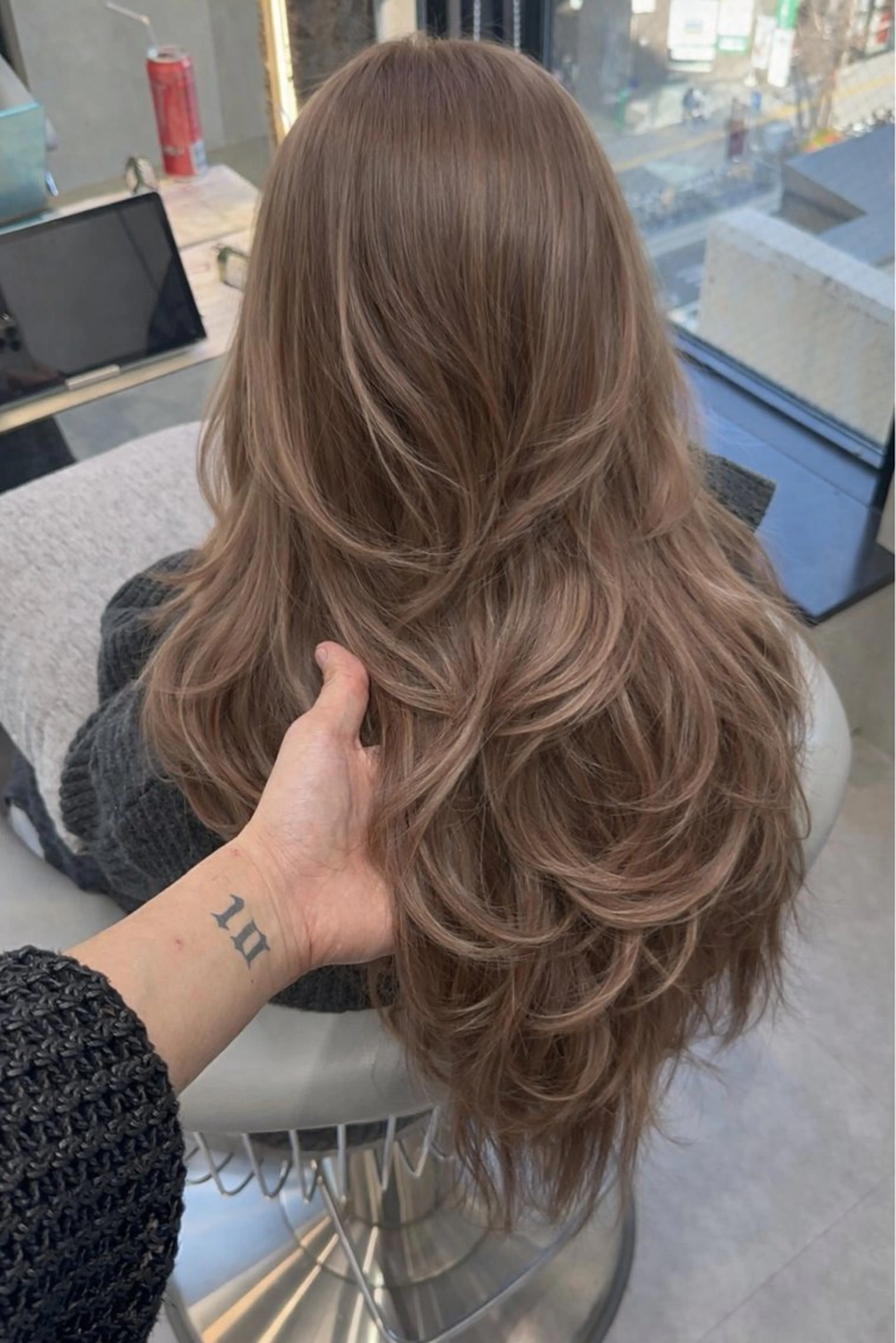 ロング カラー ヘアカラー トリートメント Aster 店長 れおん✂️のヘアスタイル