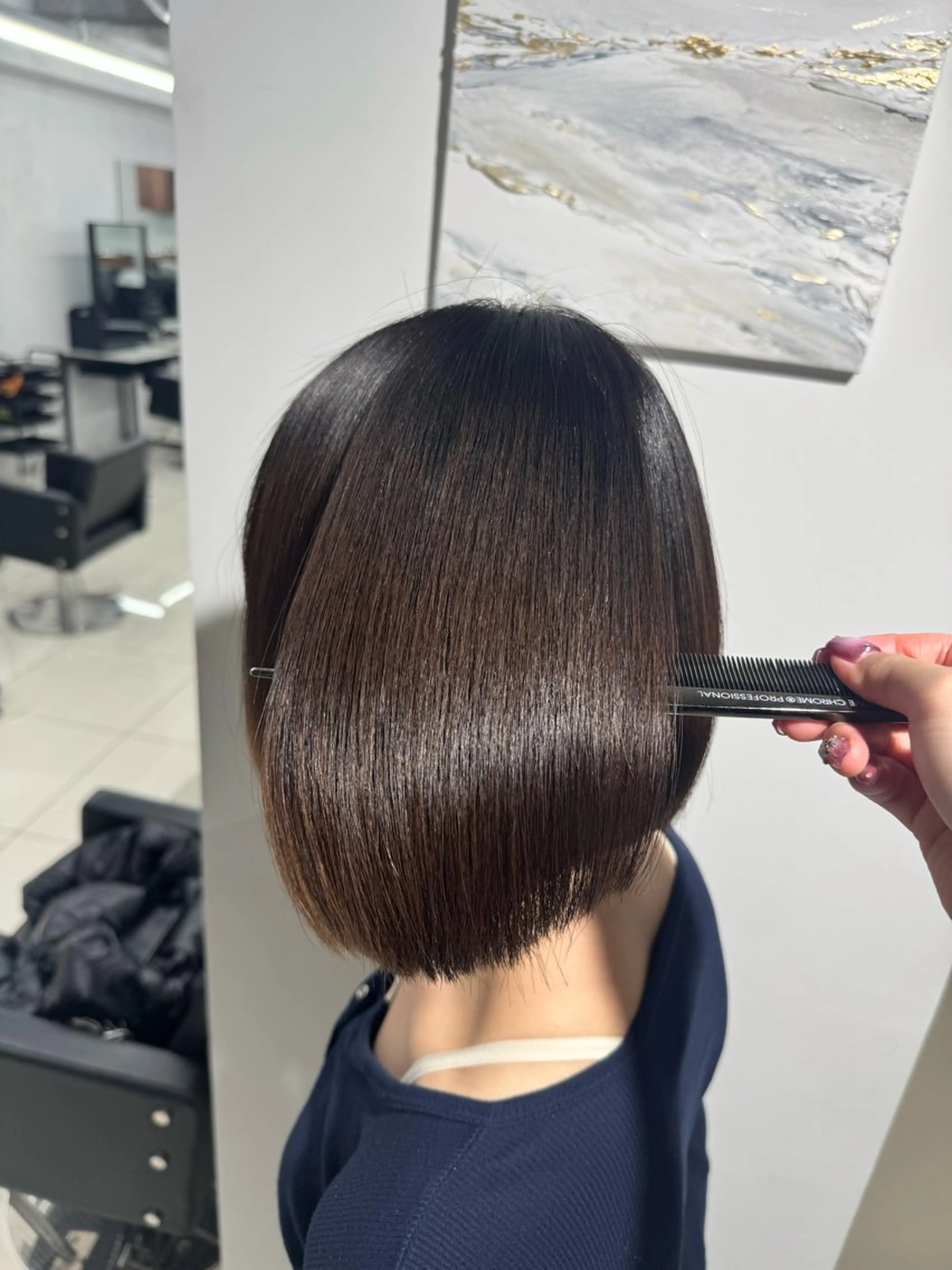 ショート 縮毛矯正 トリートメント AOl所属・🫧艶髪🪽 Karinのヘアスタイル