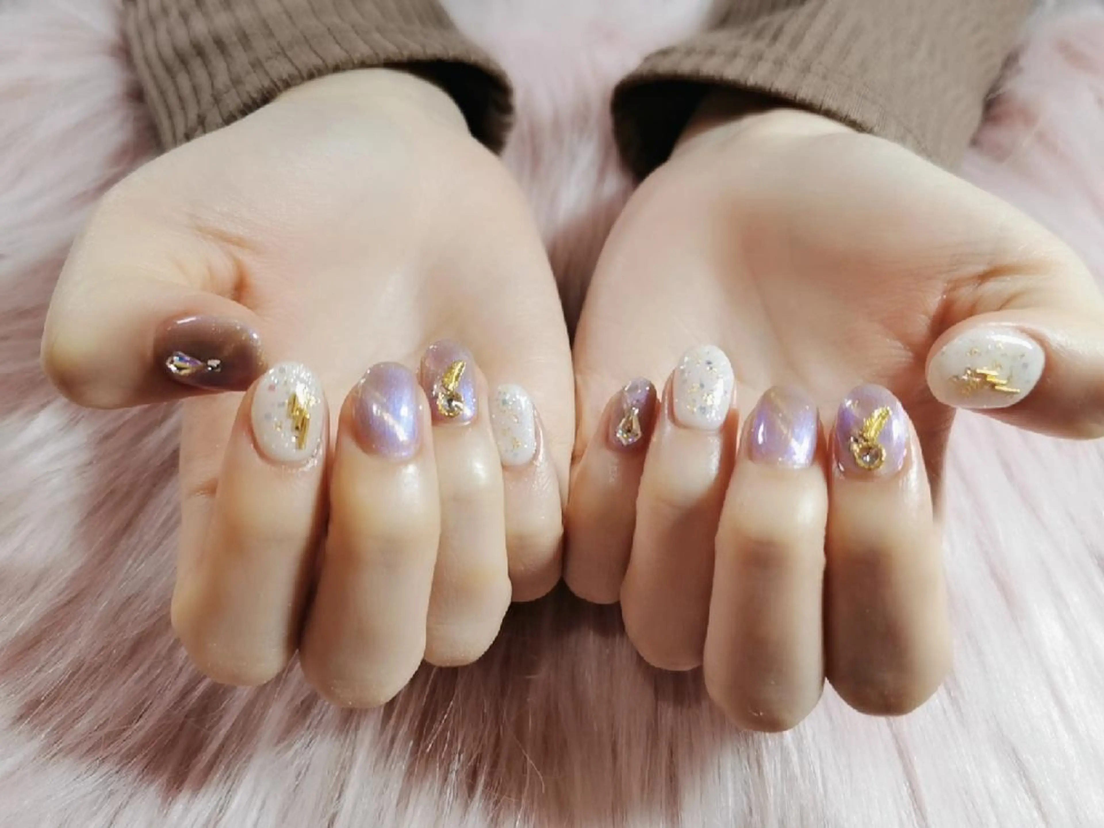 ネイル ハンドネイル 上福岡 らんらんのネイルデザイン