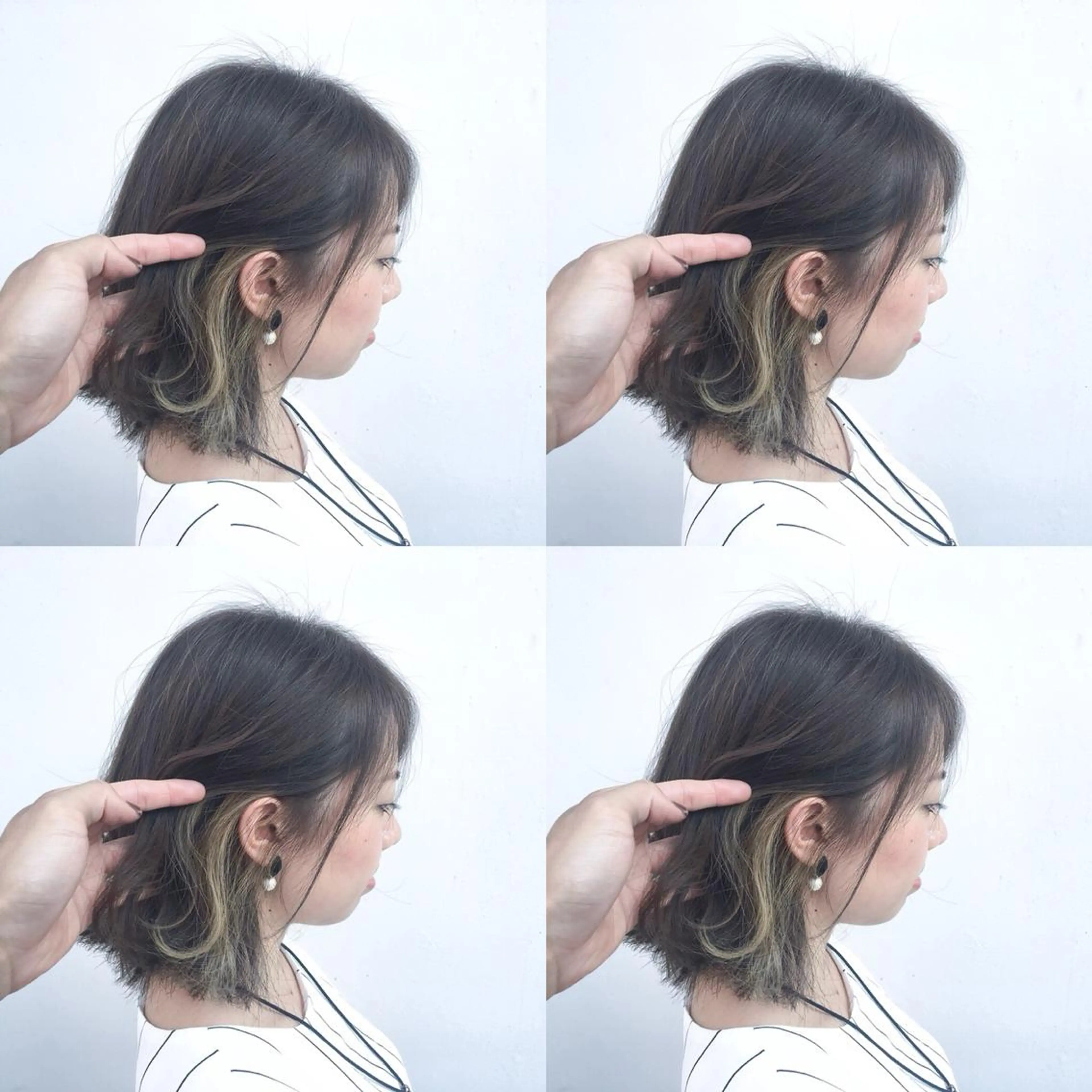 ショート カラー なんば髪質改善カラー Ardoreのヘアスタイル