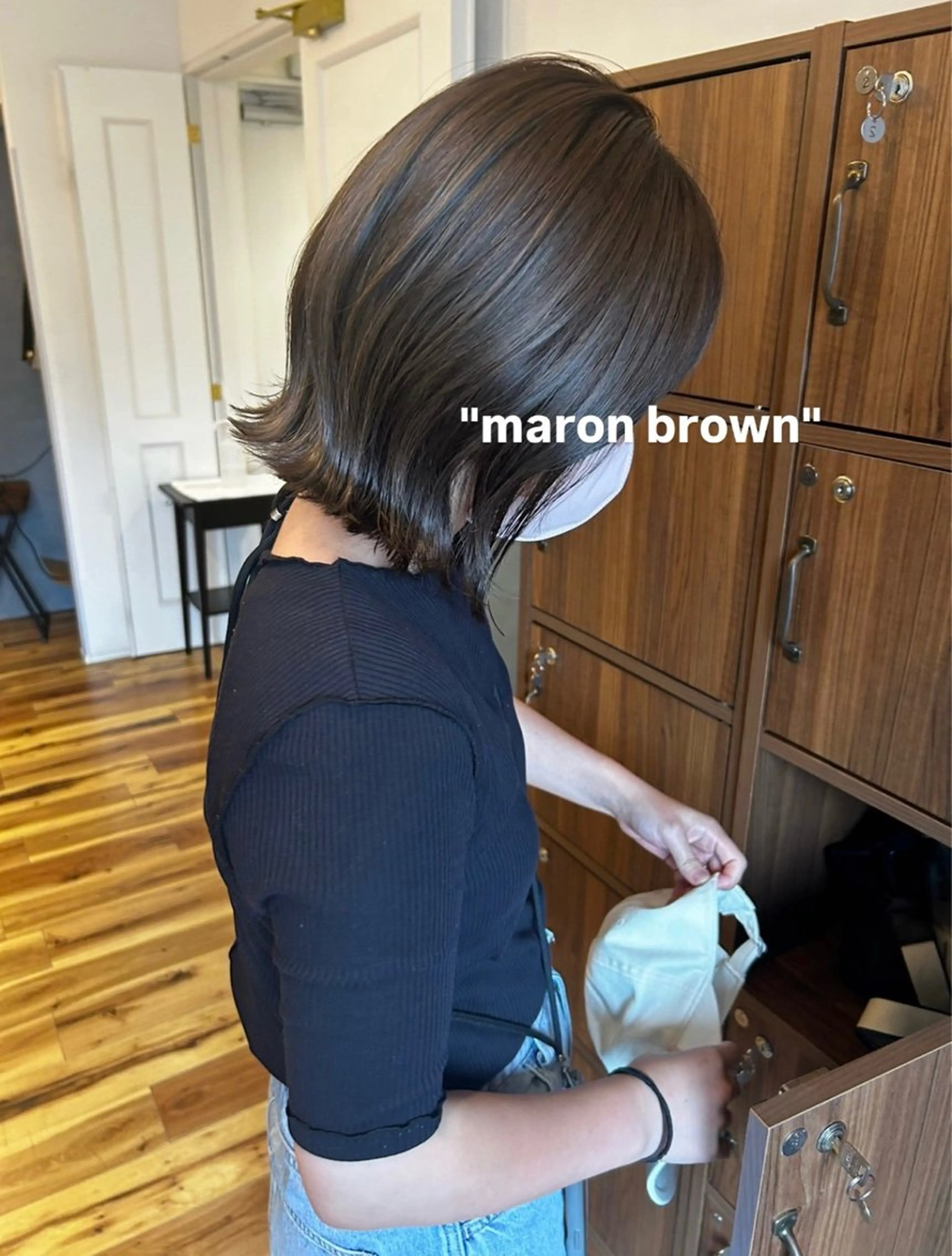 カラー ベージュカラー ブラウンカラー マロンブラウン ヘアカラー ANs. SEINAのヘアスタイル