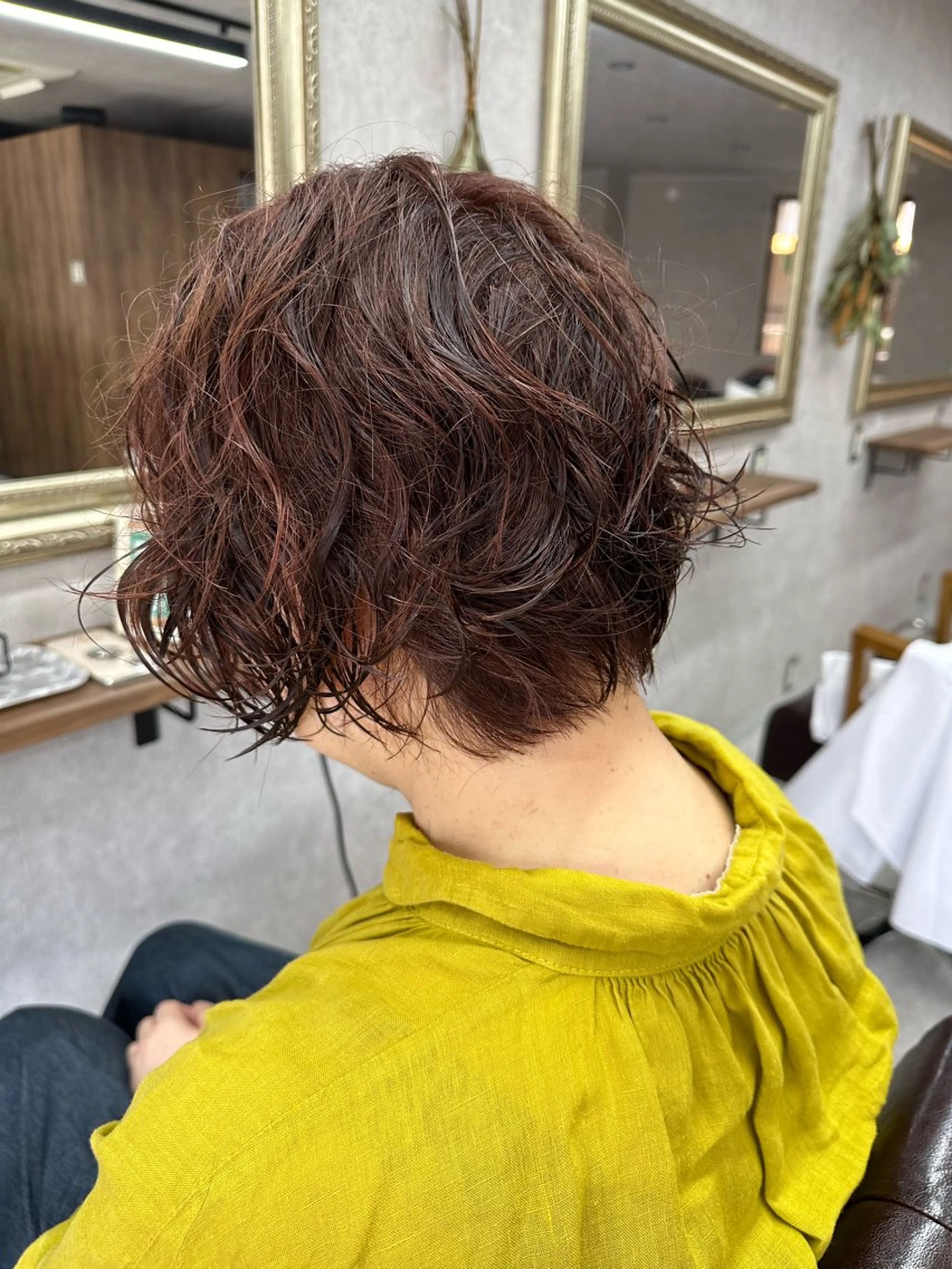 ショート カット ヘアカラー パーマ トリートメント Lien 深井店のヘアスタイル