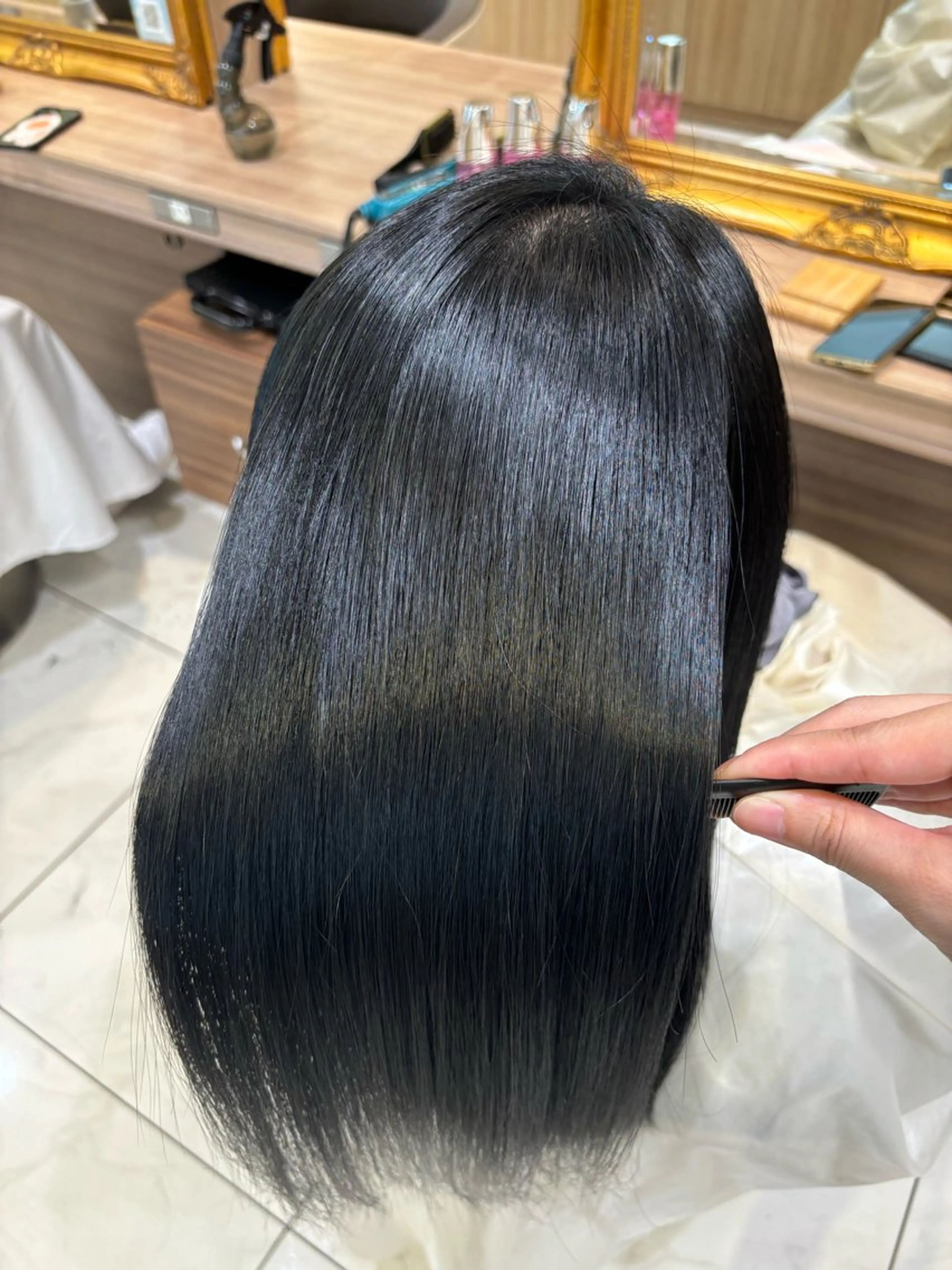 セミロング 縮毛矯正 縮毛矯正 🥀縮毛矯正🥀 川﨑和希のヘアスタイル