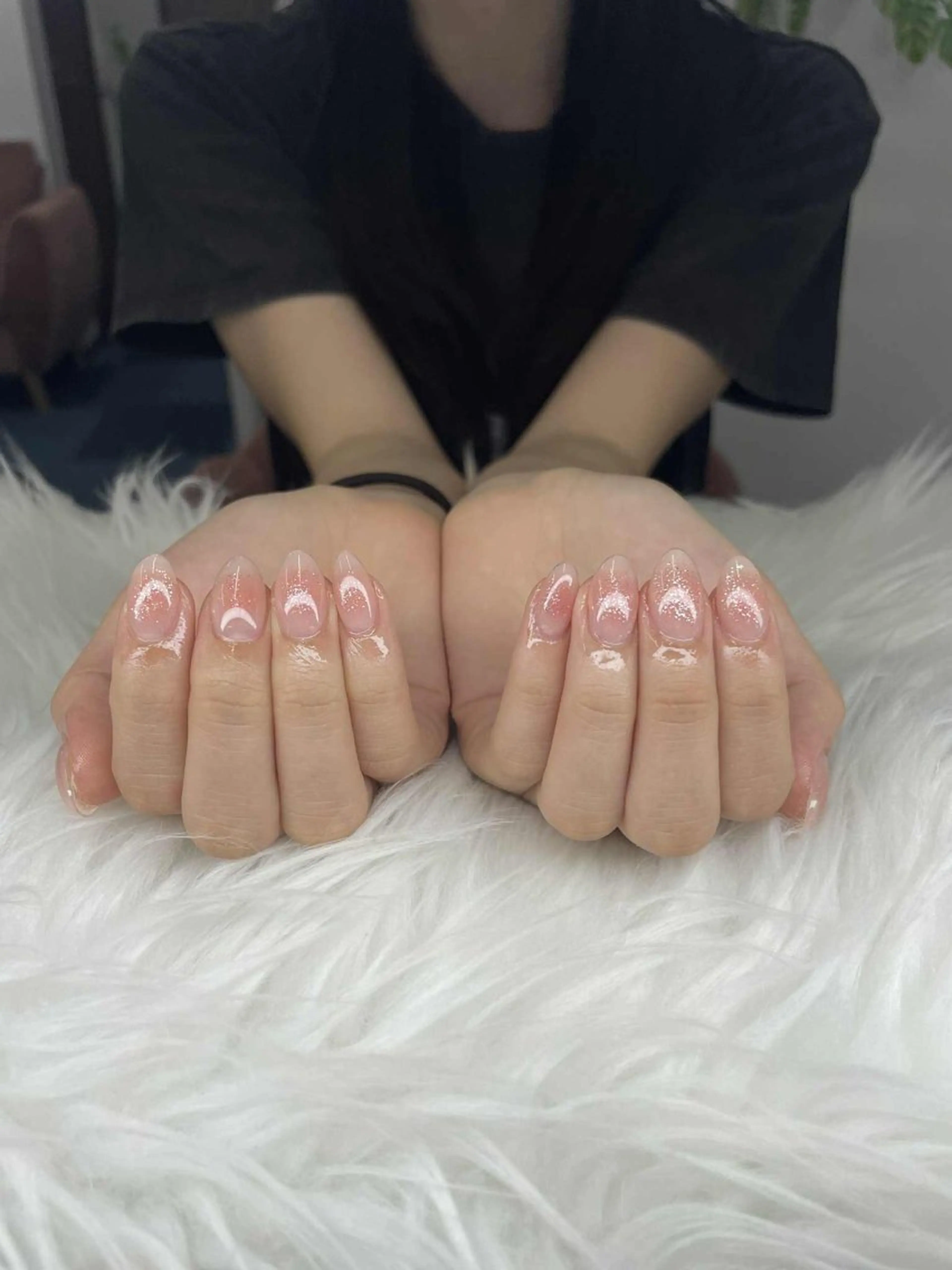 ネイル 長さ出し ネイルチップ ハンドネイル Kingnail Emiのネイルデザイン