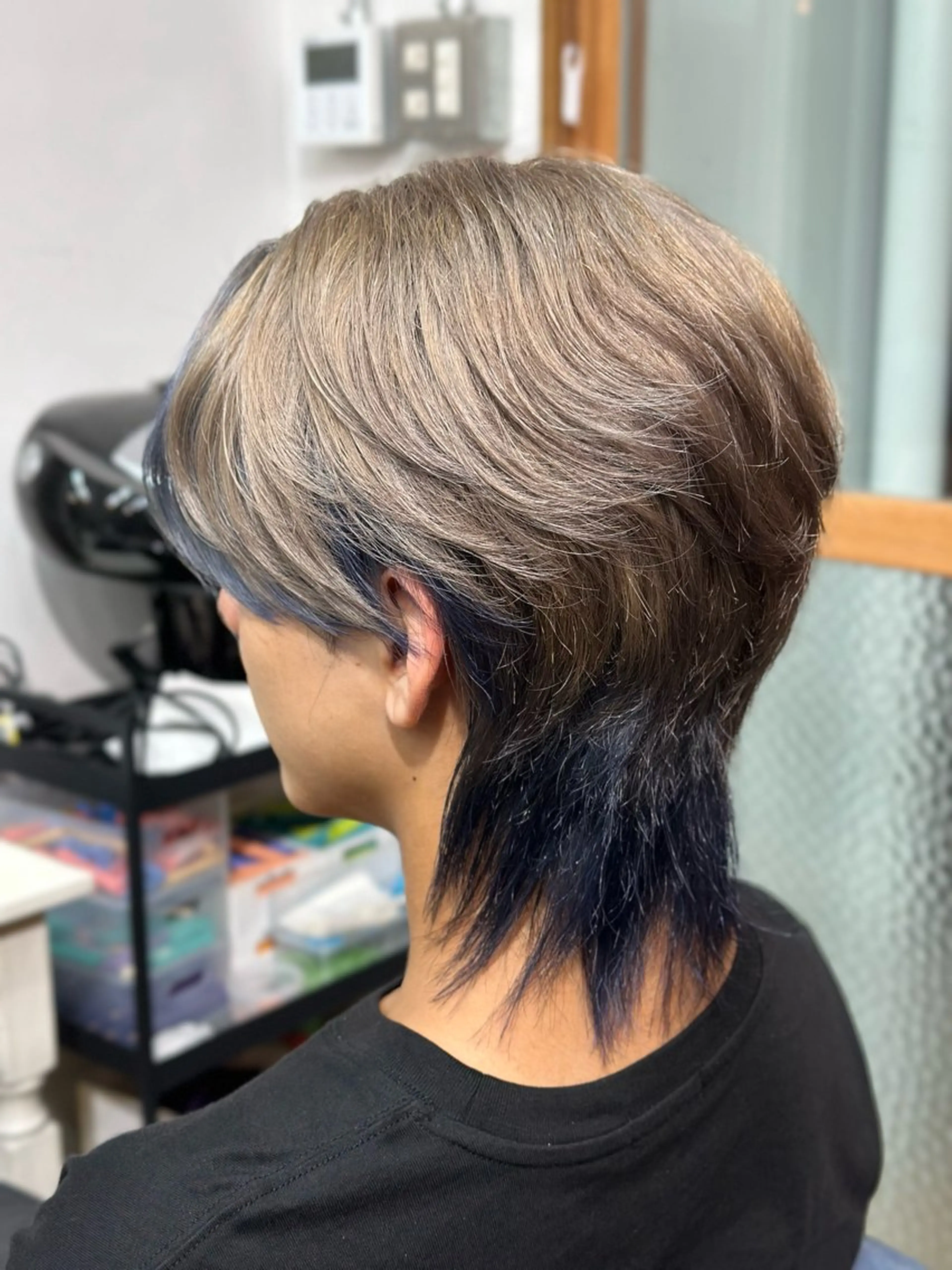 カラー メンズ ブルーカラー グレージュ ヘアカラー Snalyメンズ特化 スエハラのヘアスタイル