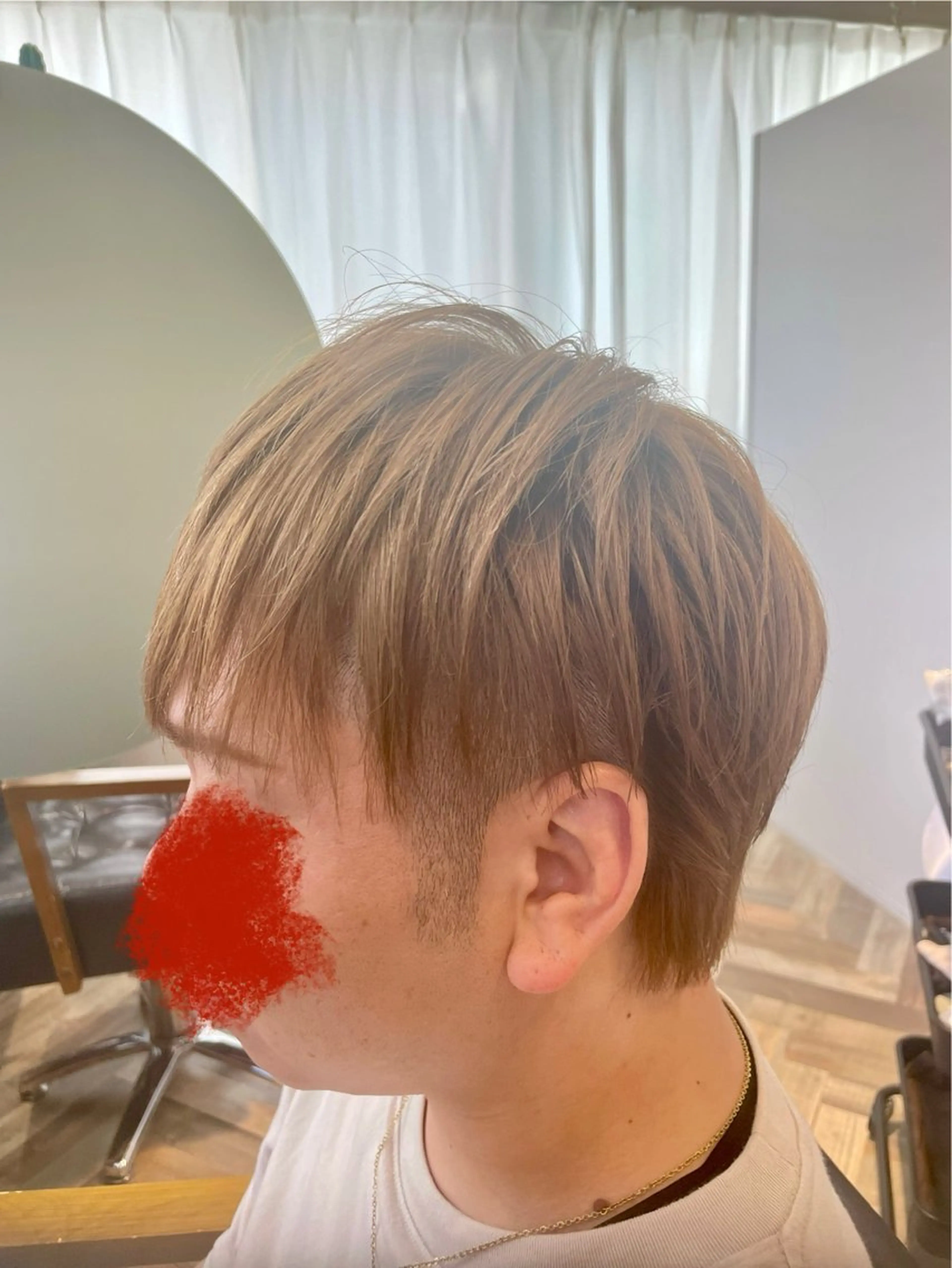 ショート メンズ マッシュ ツーブロック 刈り上げ maru.所属・照井 由香理のヘアスタイル