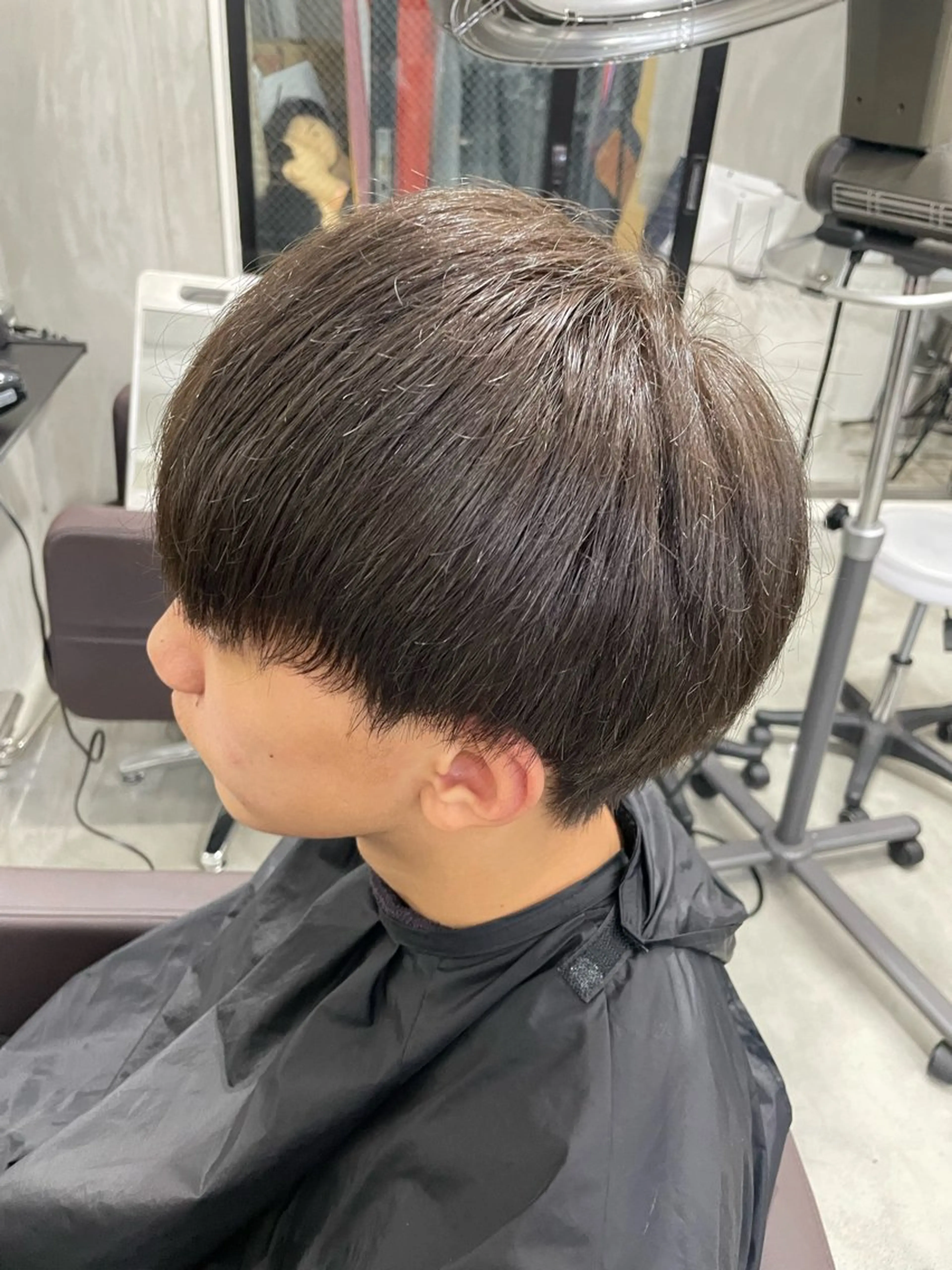 ショート カラー メンズ PERCUT 中島快のヘアスタイル