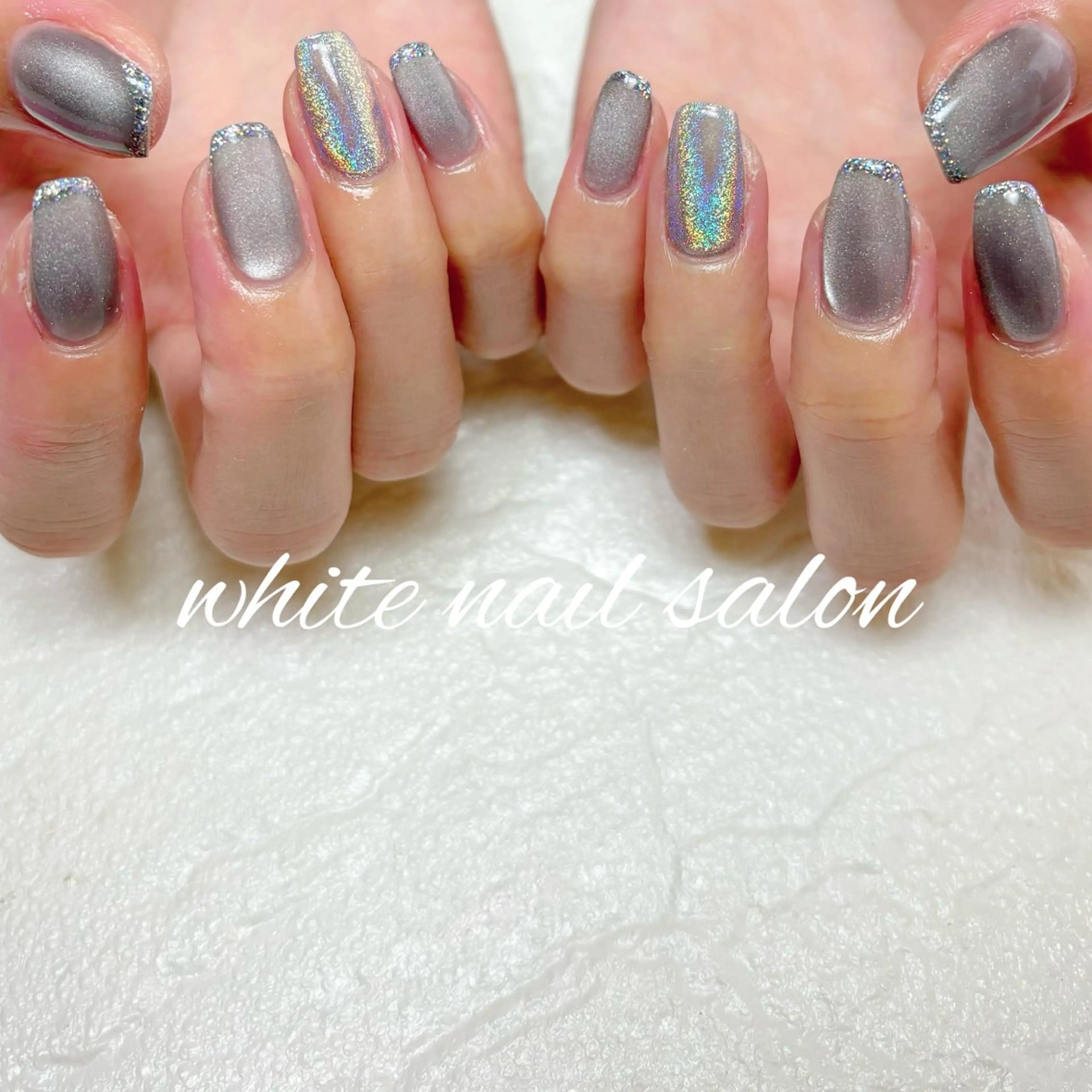 ネイル 持ち込み ホワイト ハンドネイル white nail salonのネイルデザイン