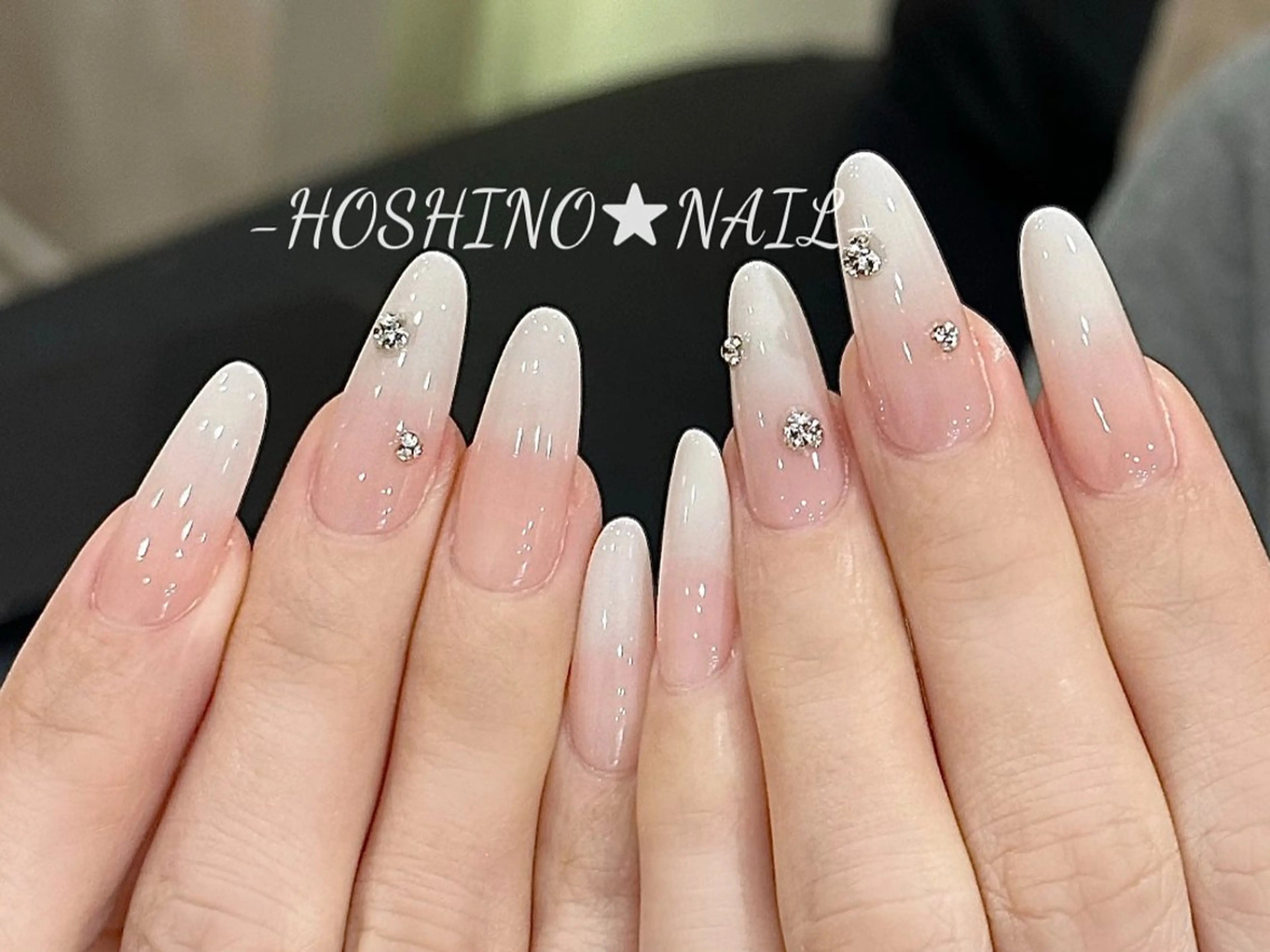 ネイル オーロラネイル チークネイル ドット フットネイル フレンチネイル ハンドネイル ★HOSHINO NAIL★新宿店のネイルデザイン