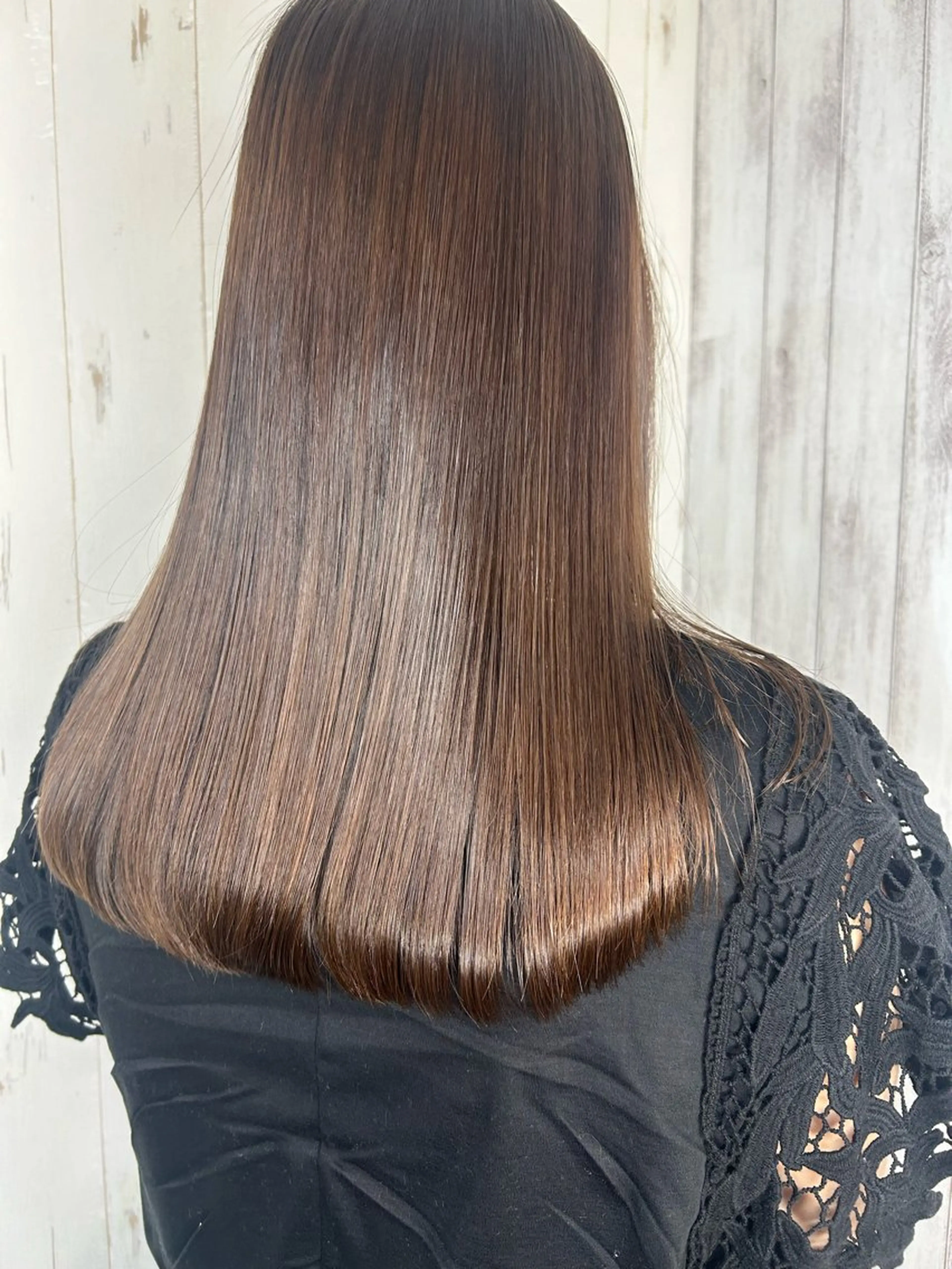 セミロング トリートメント ayame りくのヘアスタイル