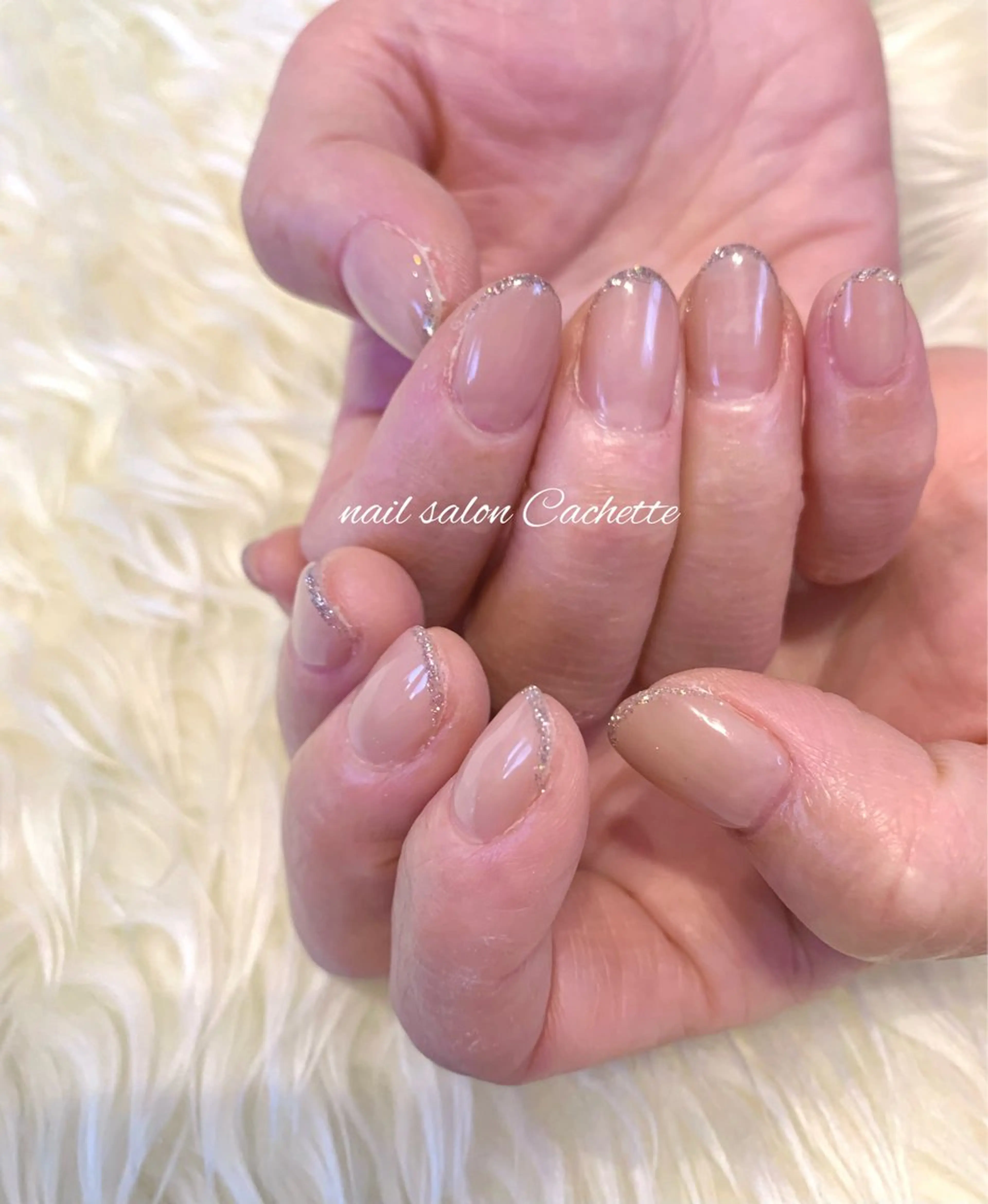 ネイル フレンチネイル ✧Cachette✧ YUKARIのネイルデザイン