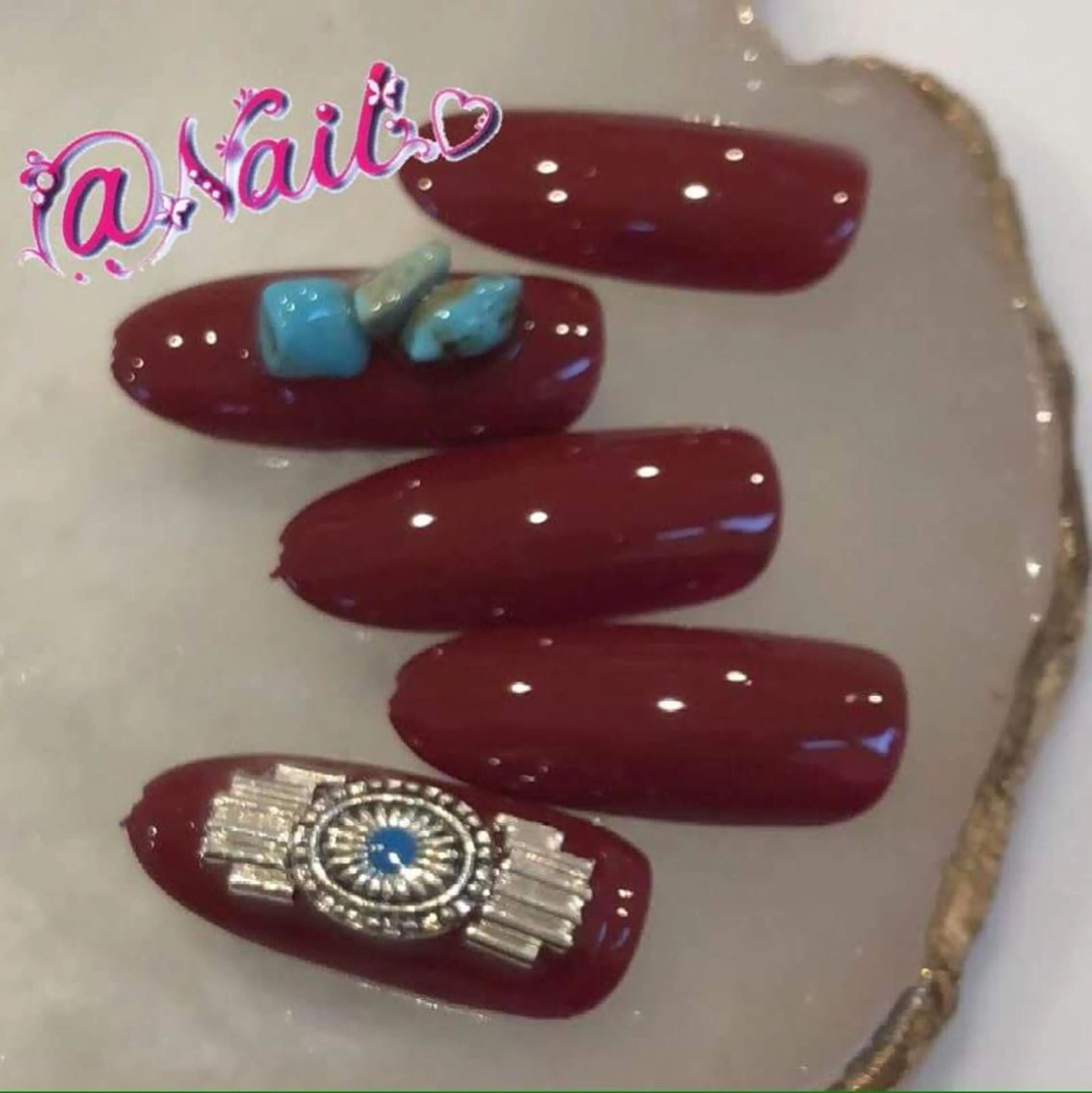 ネイル ネイルチップ 小尾 栞のネイルデザイン