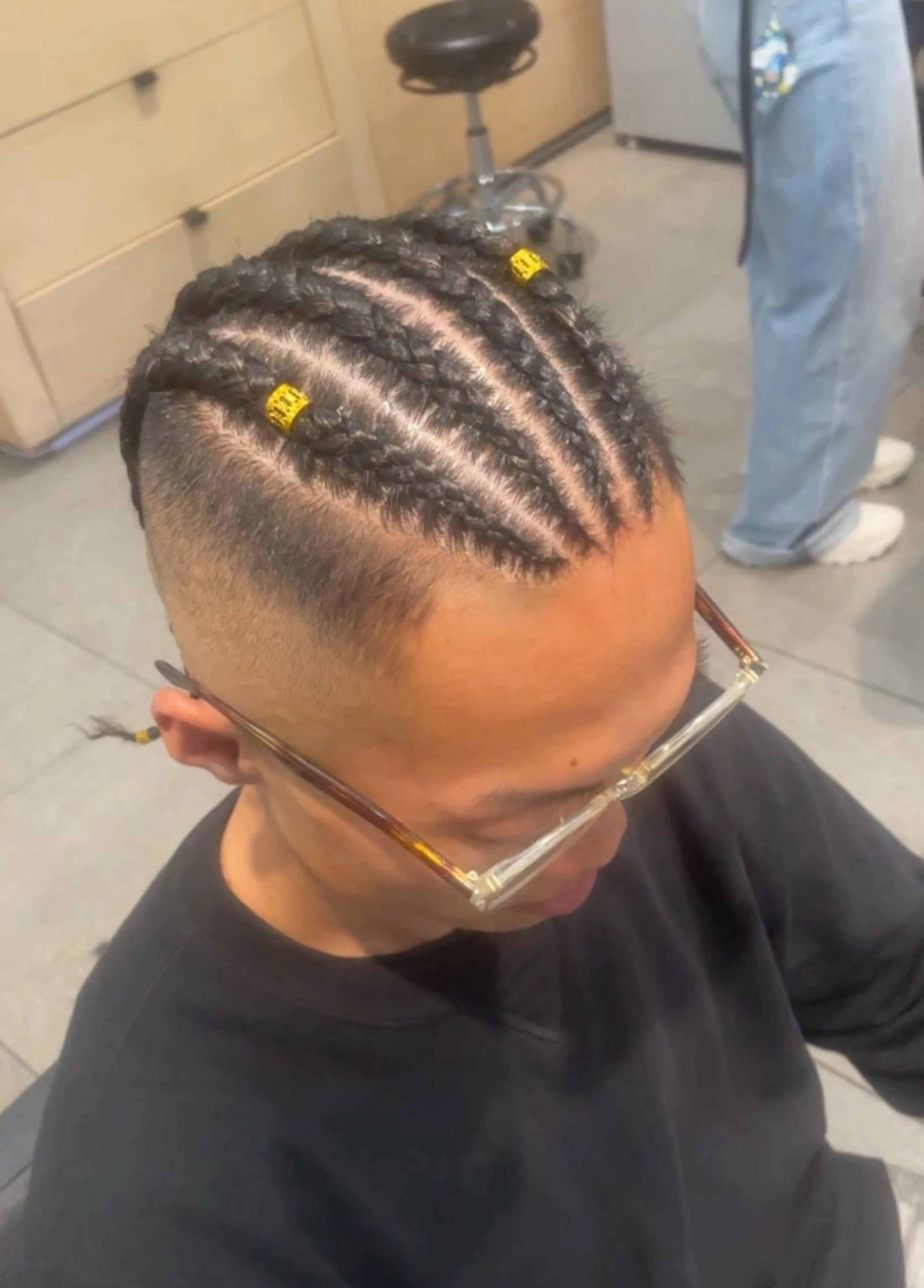 メンズ ヘアセット Le'a所属・渋谷/フェード/ 國分 翔のヘアスタイル