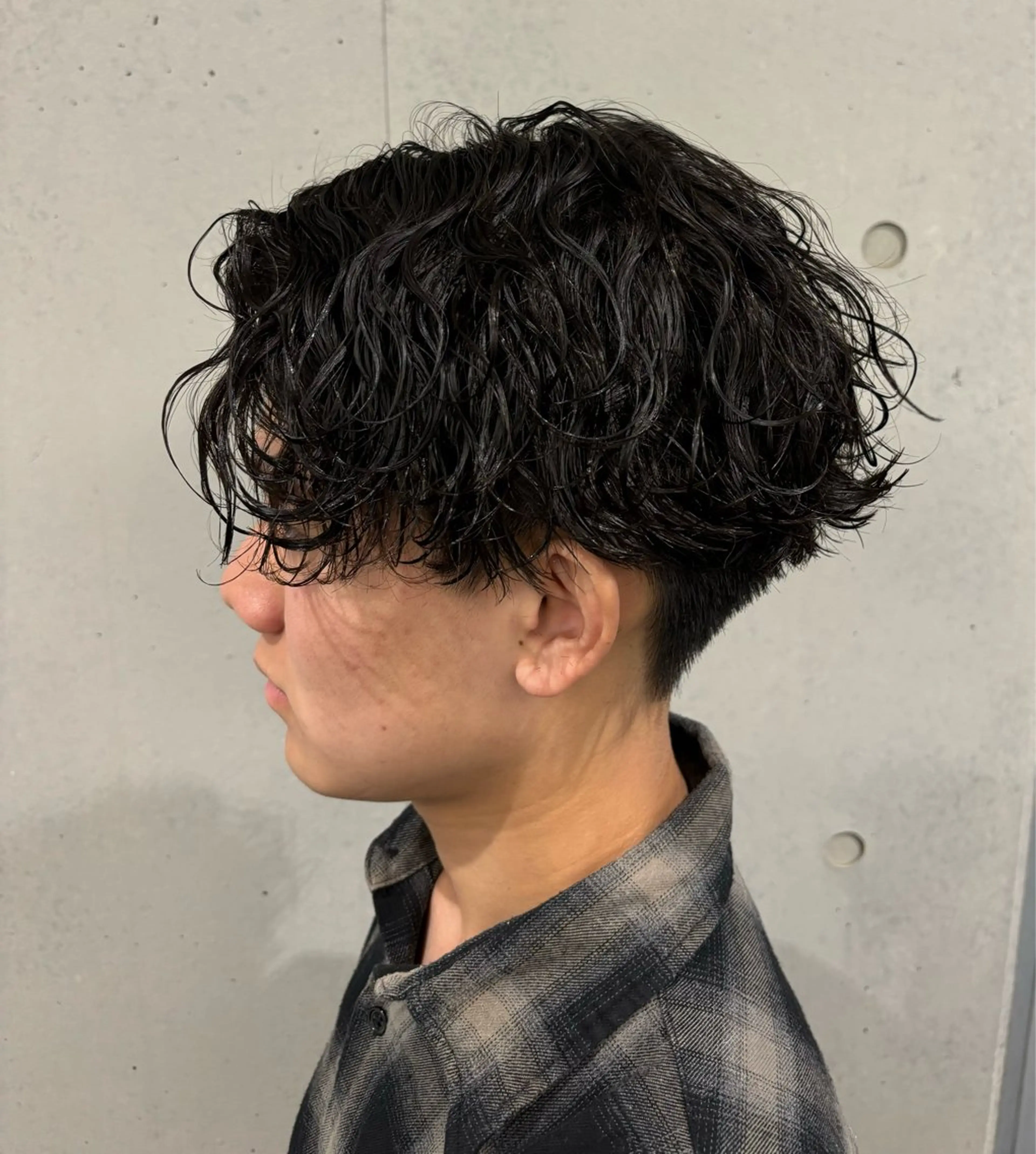 ショート パーマ メンズ メンズサロン/戸塚駅 東口3分/冨田大輝のヘアスタイル