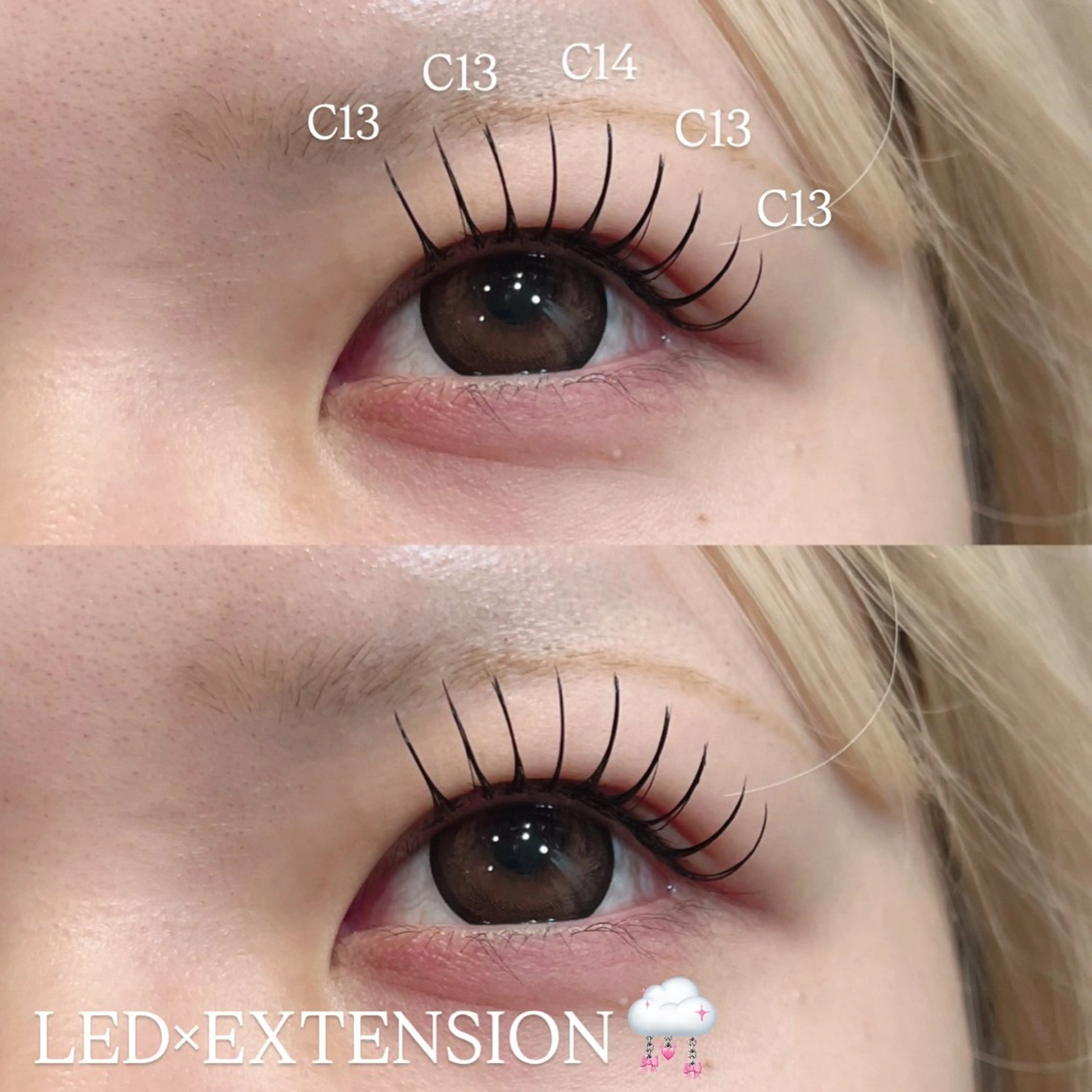 【アンドヘルシー🎀♡】 まつげパーマ×フラットラッシュ​〜​100本 【指名料込】の写真