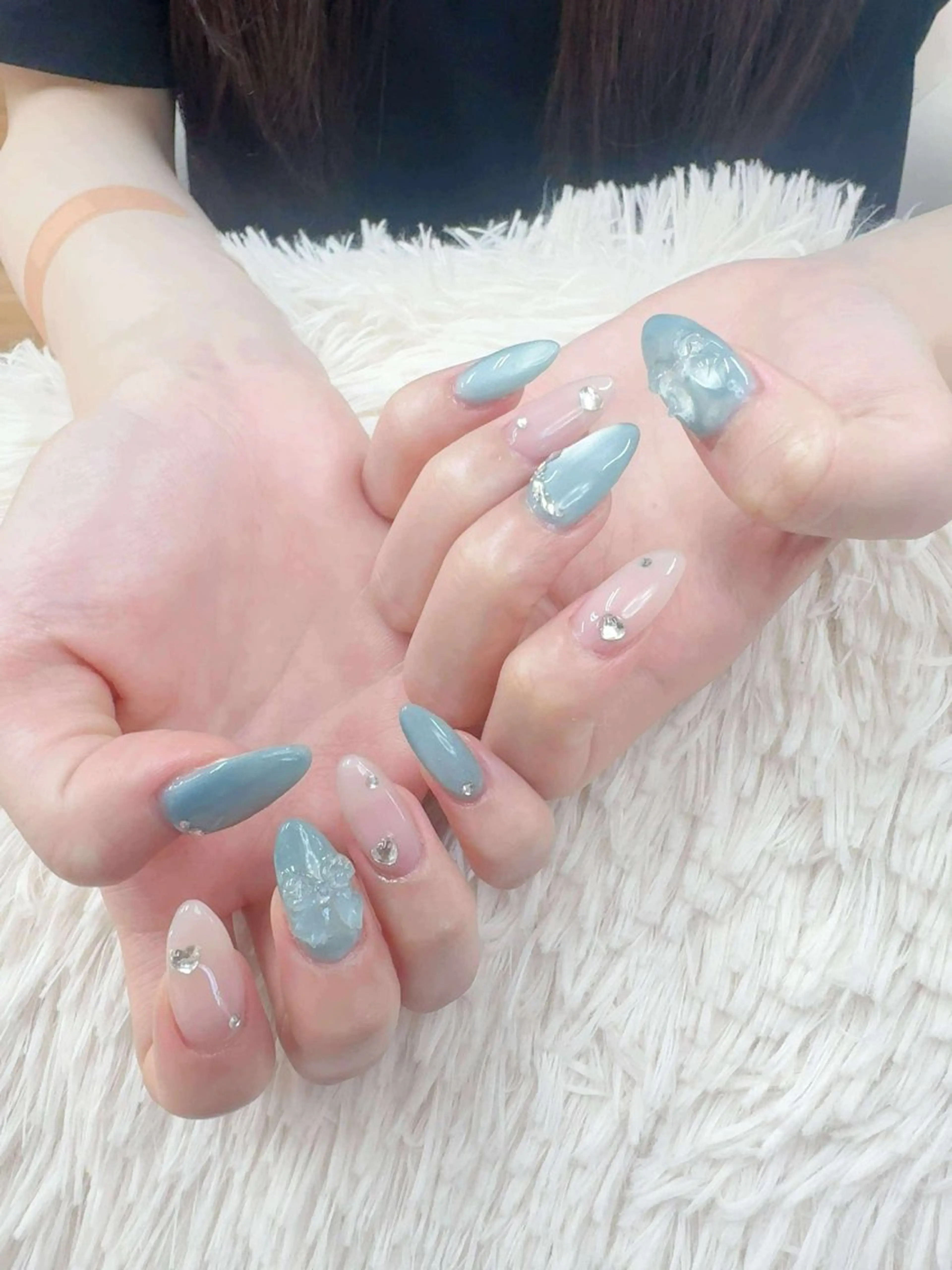 ネイル ハンドネイル ハンドケア Hara Nail 【パラジェル使用】のネイルデザイン