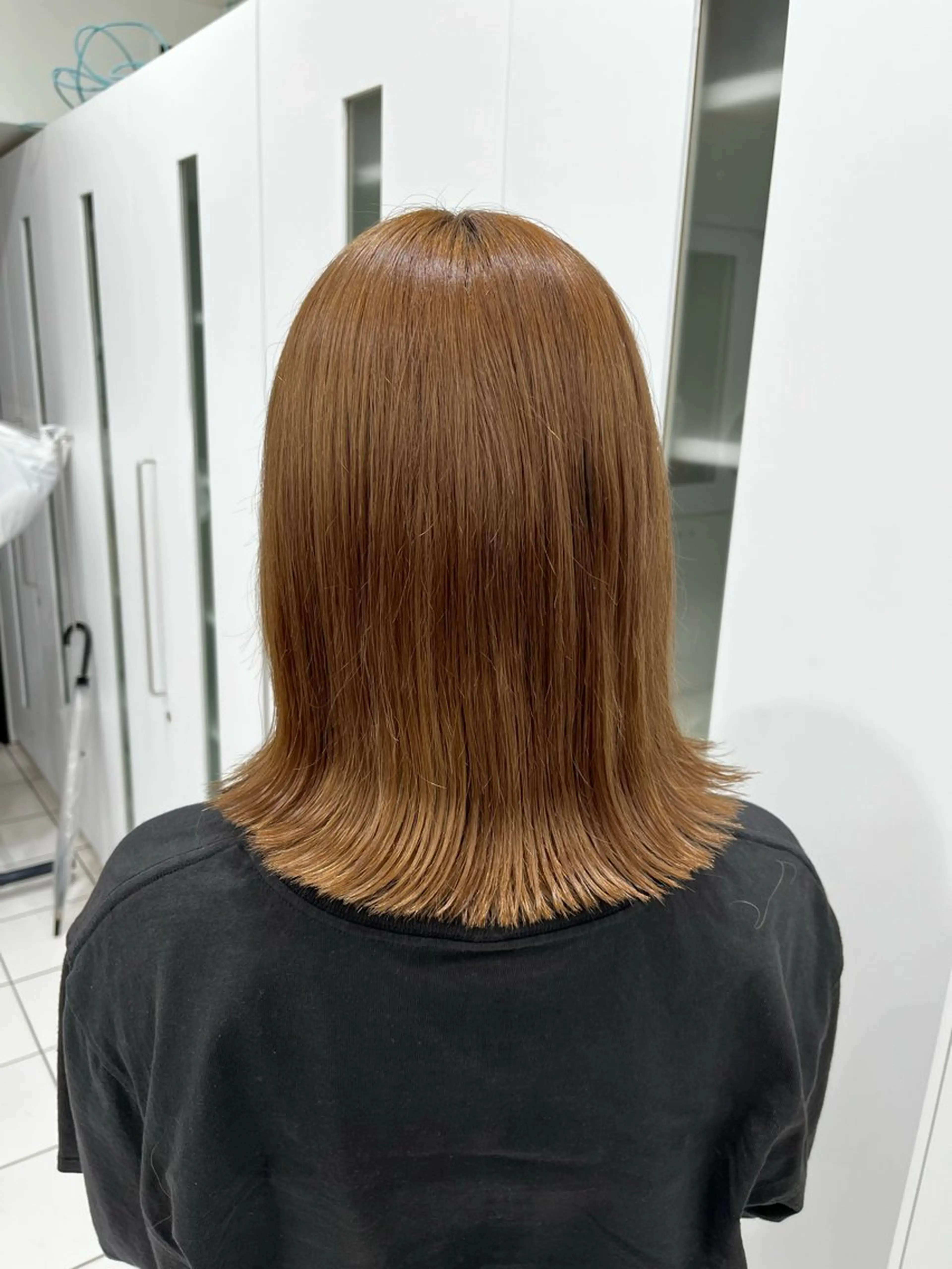 ミディアム ﾚｲﾔｰ🩵透明感 ೀユイ🌙のヘアスタイル